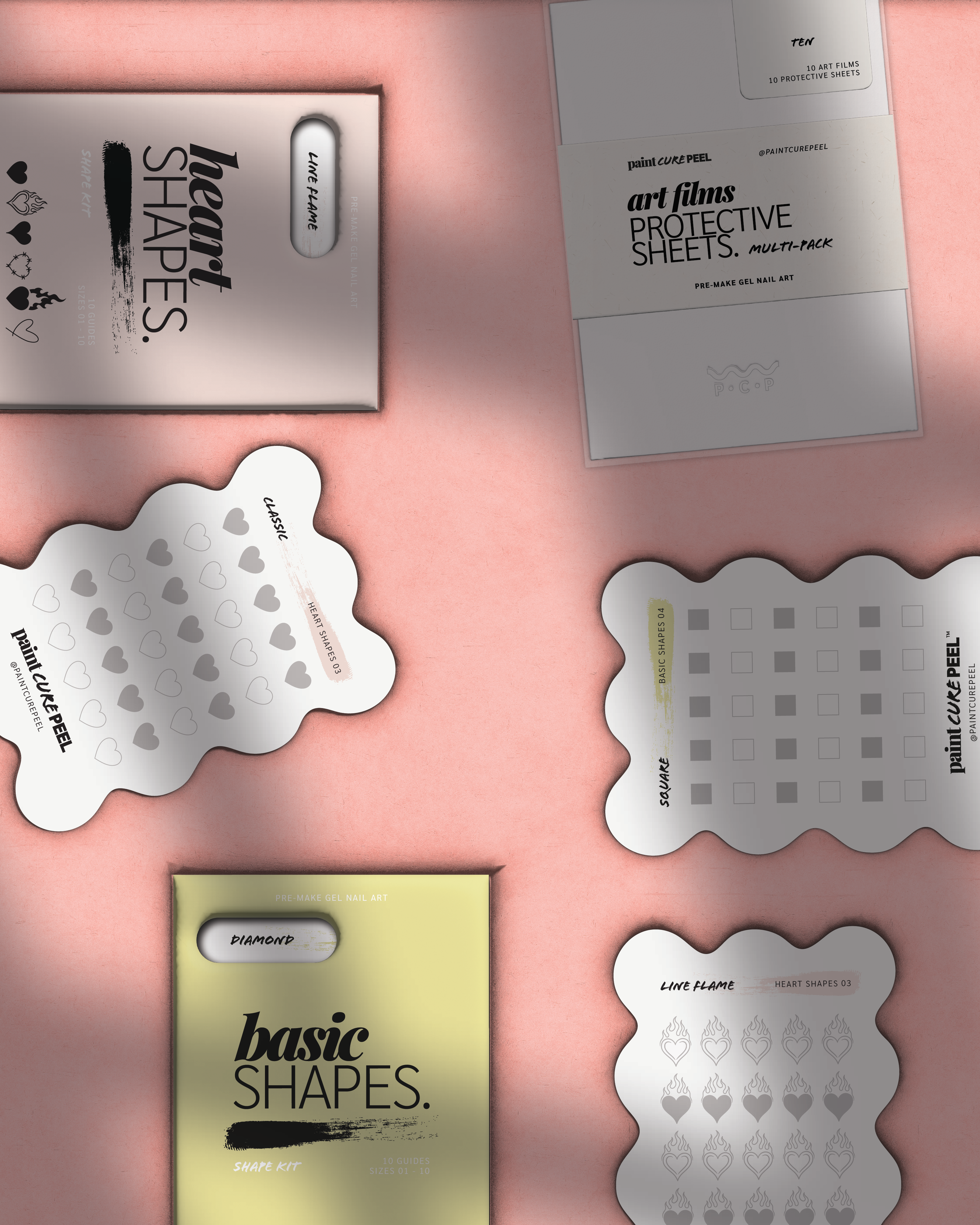 Paint Cure Peel | Shape Guides System