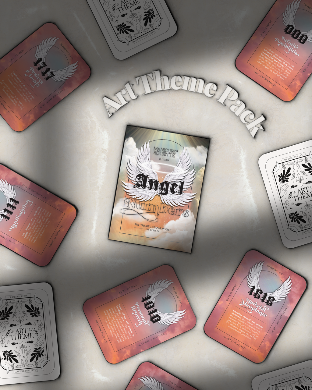 Manicure Roulette Angel Numbers | Art Theme Expansion Pack