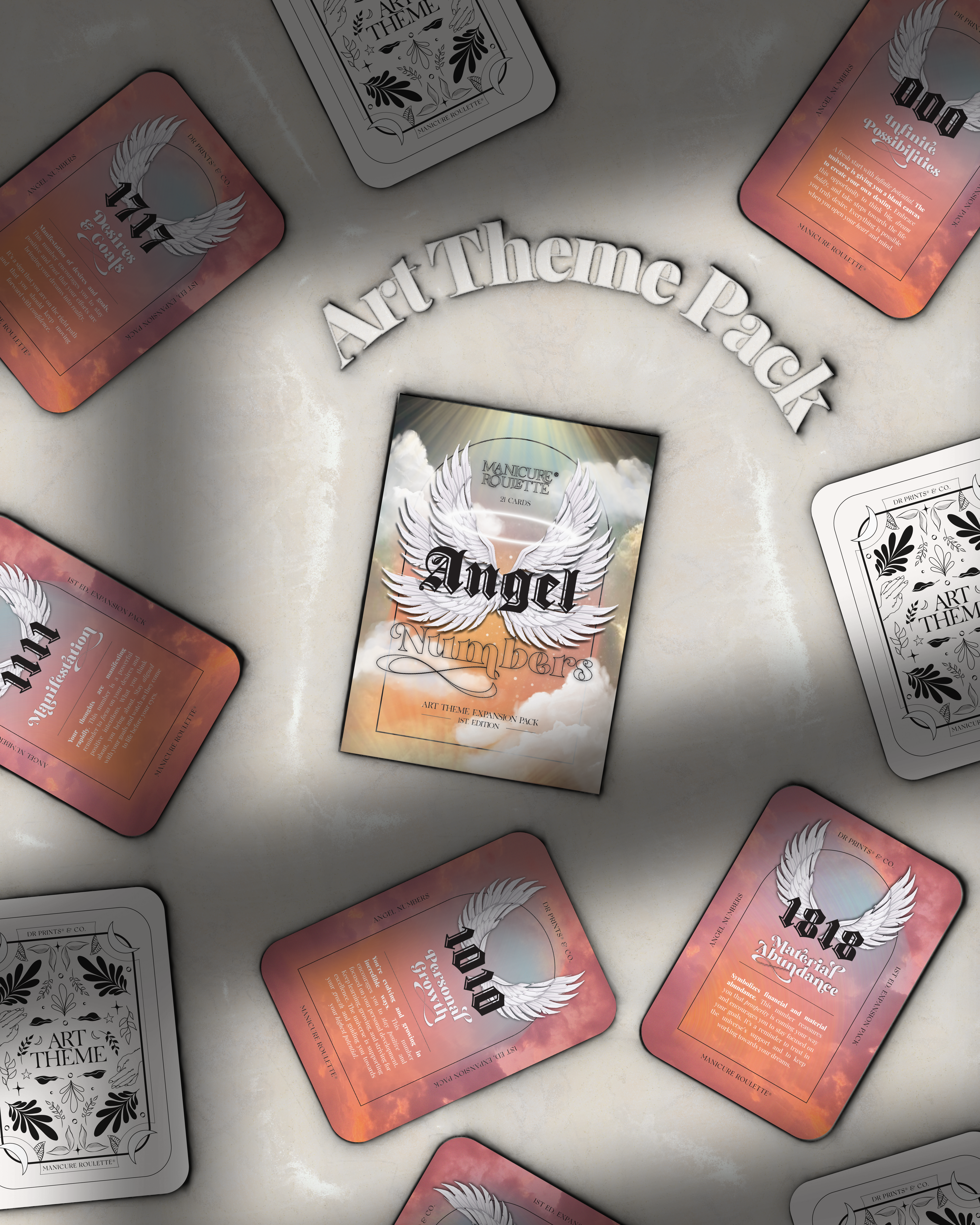 Manicure Roulette Angel Numbers | Art Theme Expansion Pack