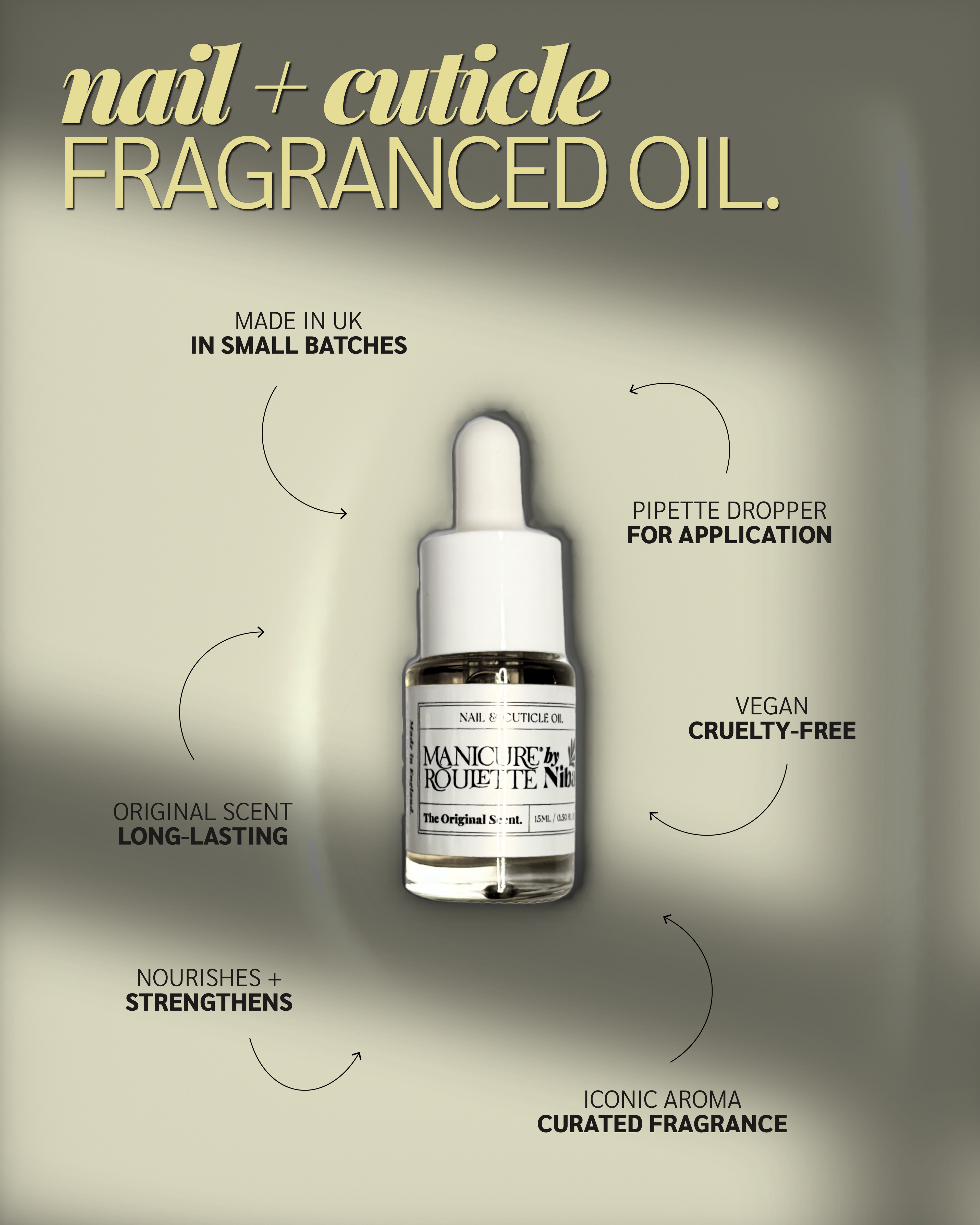 Manicure Roulette Nail & Cuticle Oil 15ml | The Original Scent Nourishing Oil