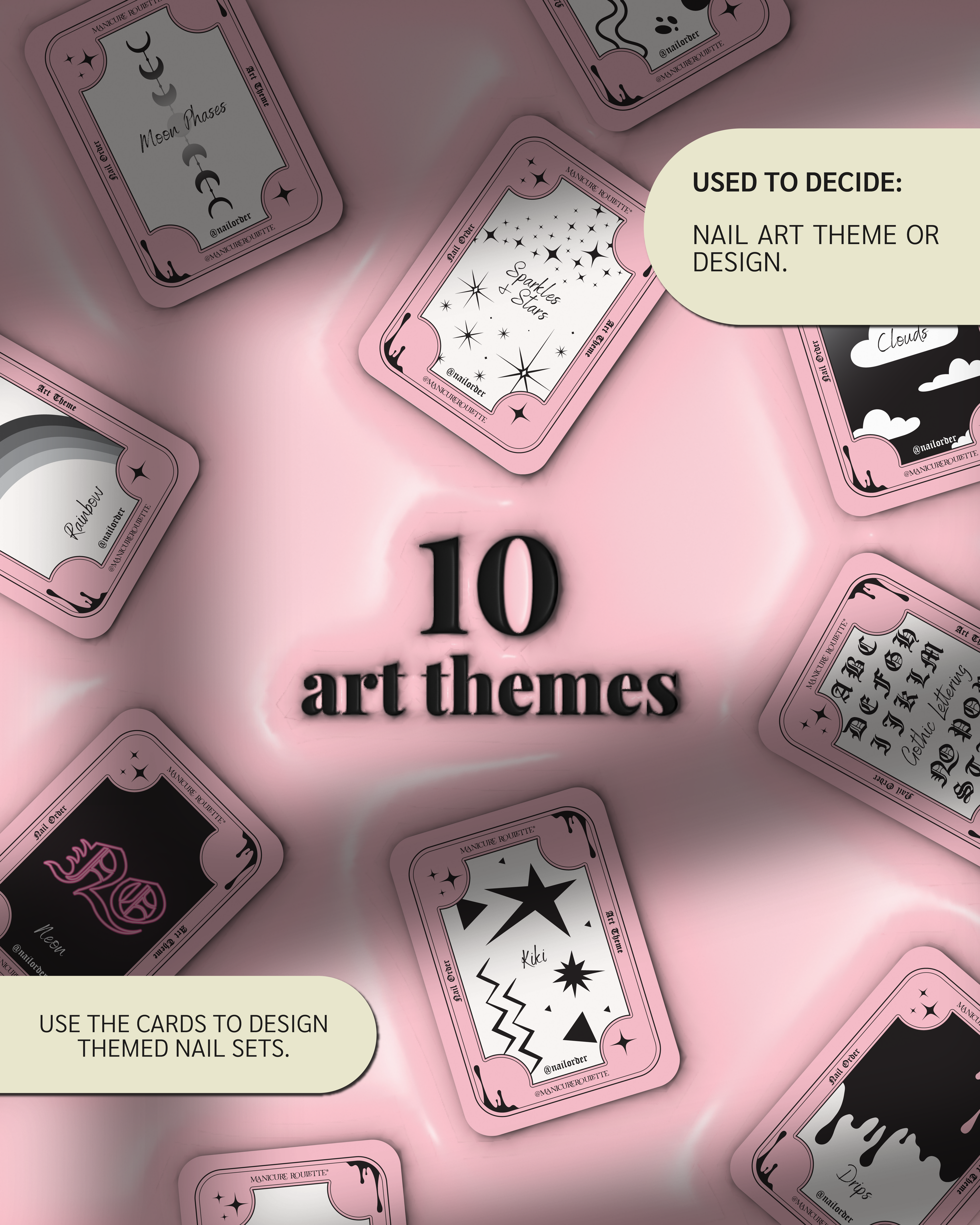 Nail Order x Manicure Roulette | Special Edition Art Theme & Colour Palette Set