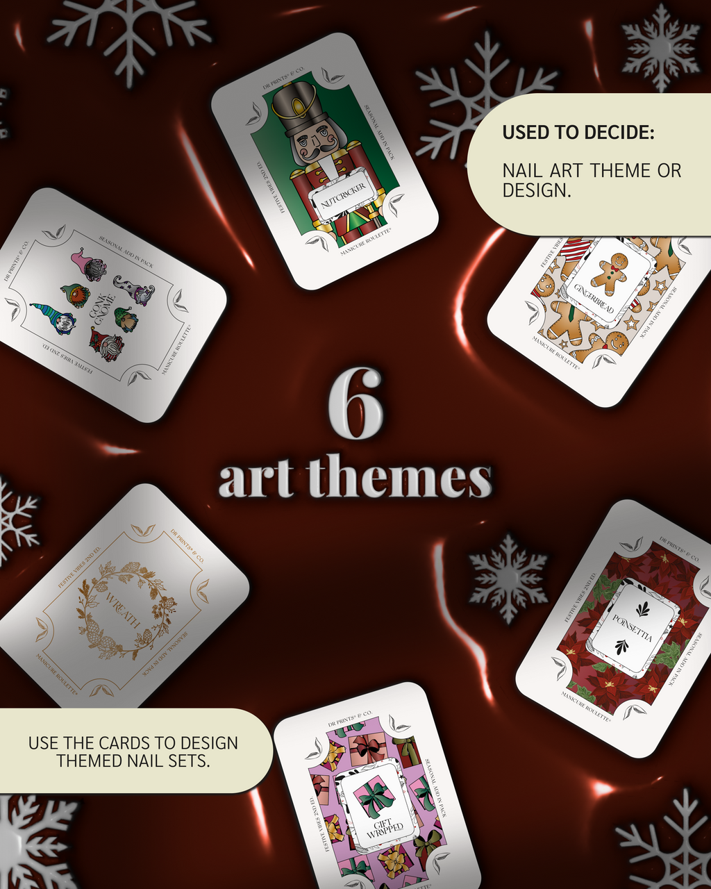Manicure Roulette Festive Vibes | Christmas Holiday Seasonal Add-In Expansion Pack