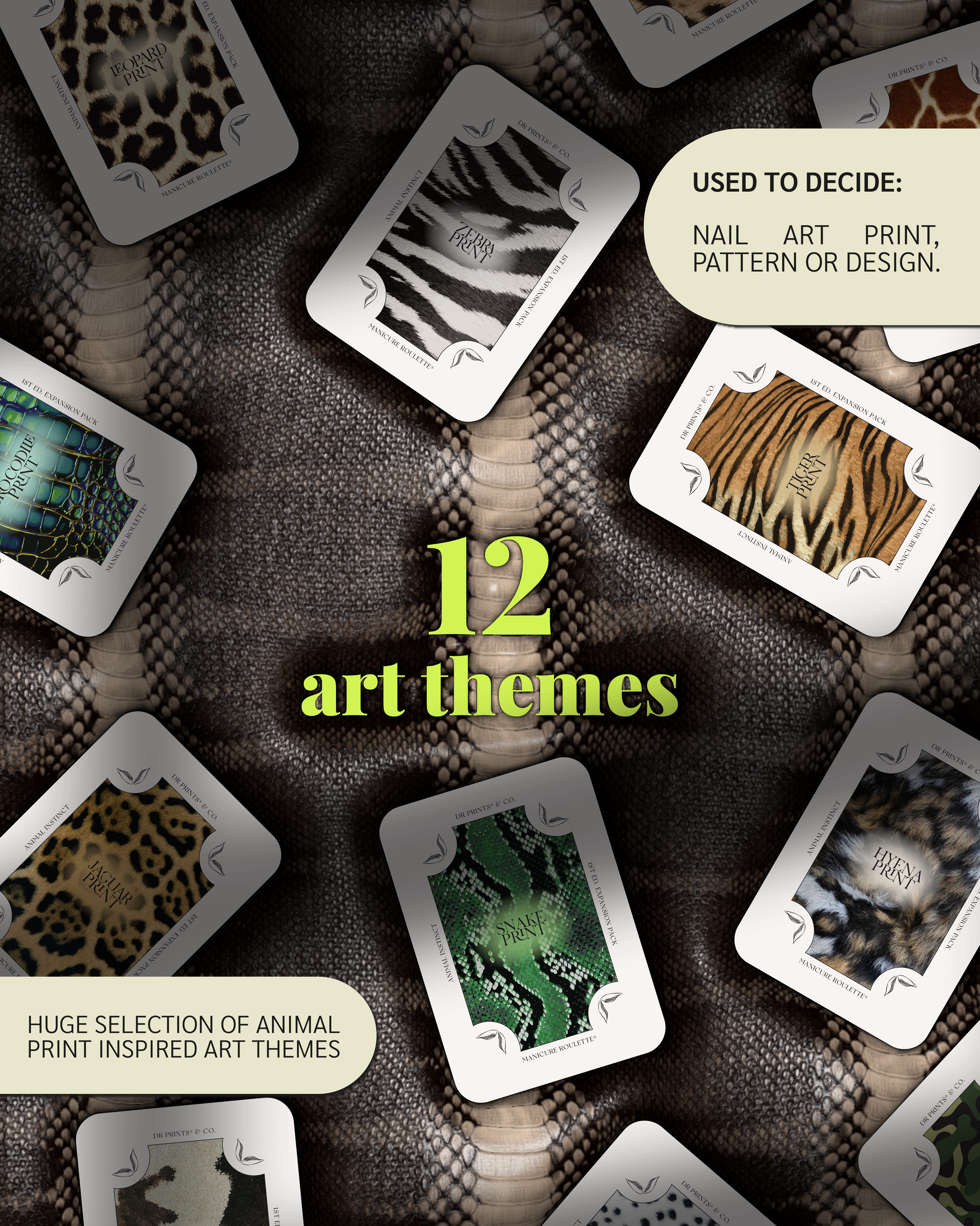 Manicure Roulette Animal Instinct | Art Theme Expansion Pack