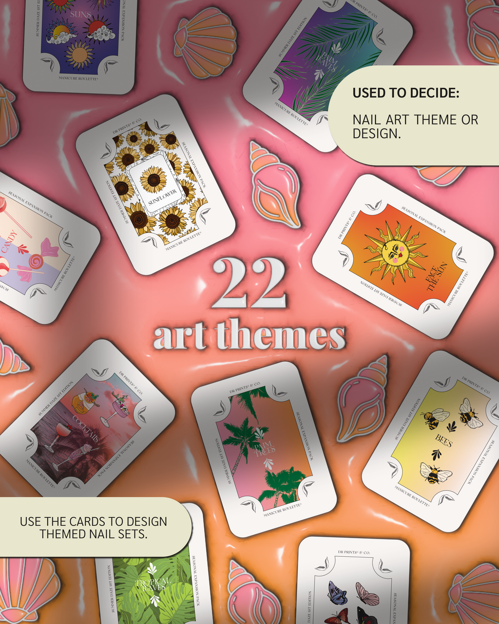 Manicure Roulette Summer Daze | Summer Holiday Seasonal Expansion Pack
