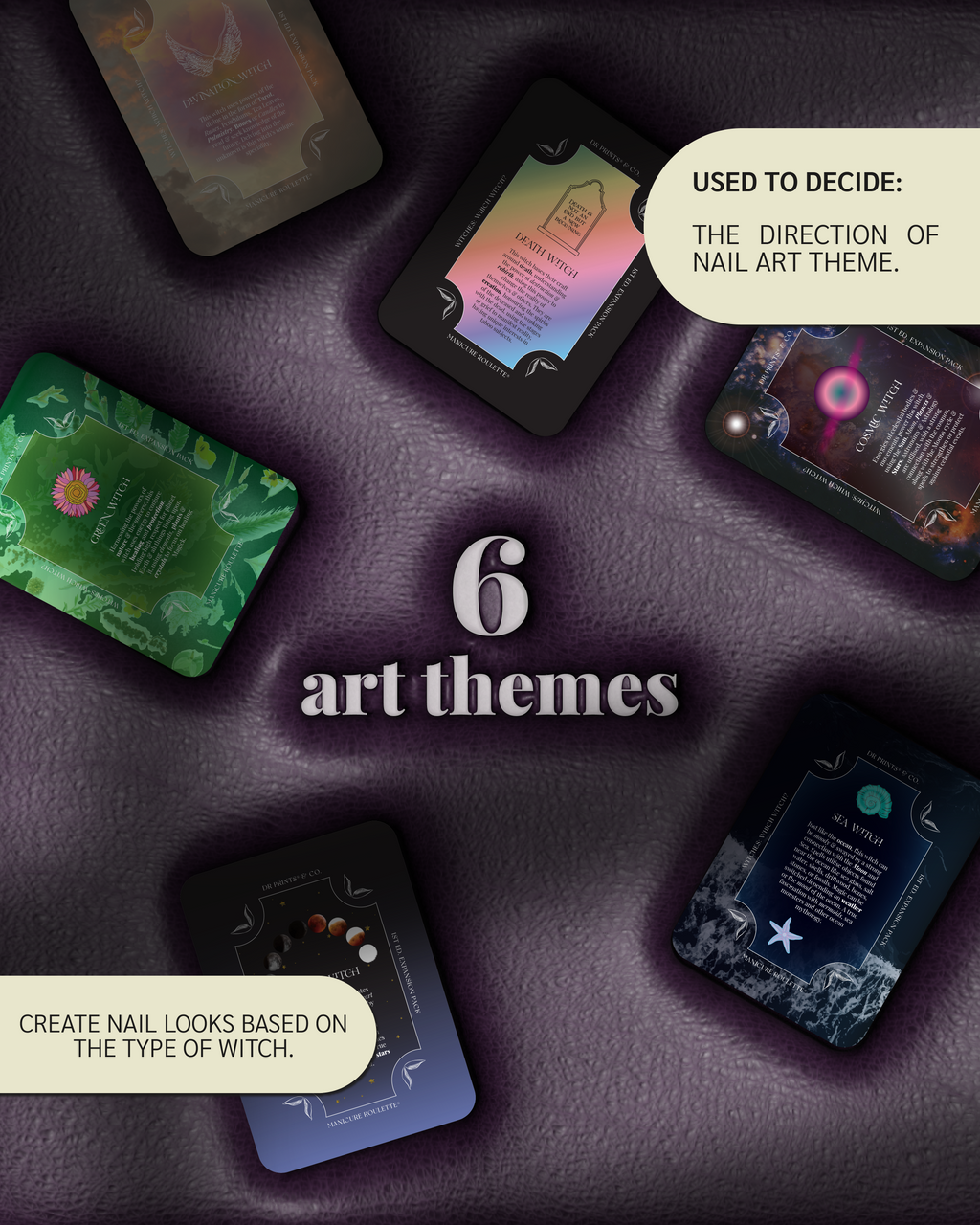 Manicure Roulette Witches Which Witch? | Art Theme Expansion Pack