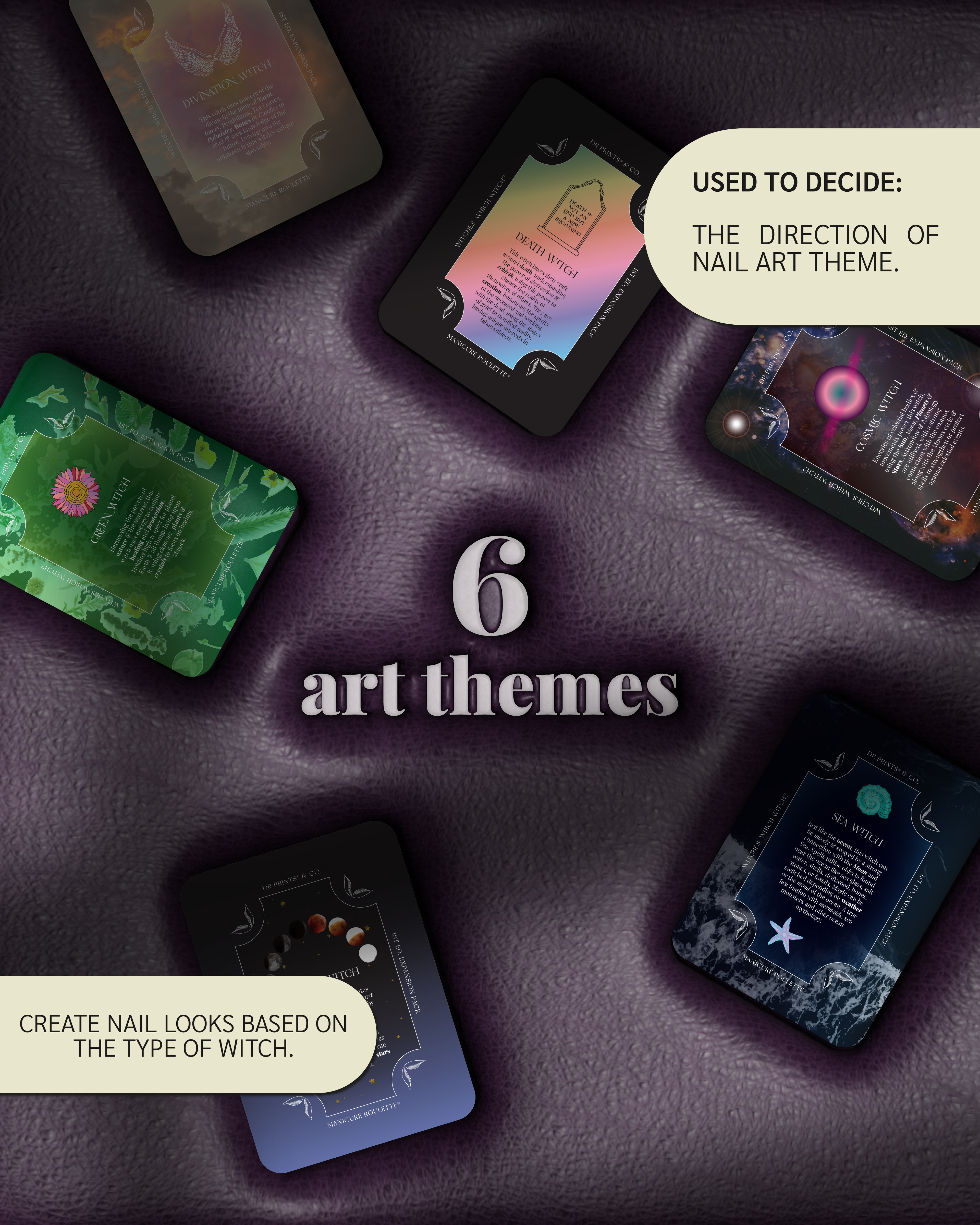 Manicure Roulette Witches Which Witch? | Art Theme Expansion Pack