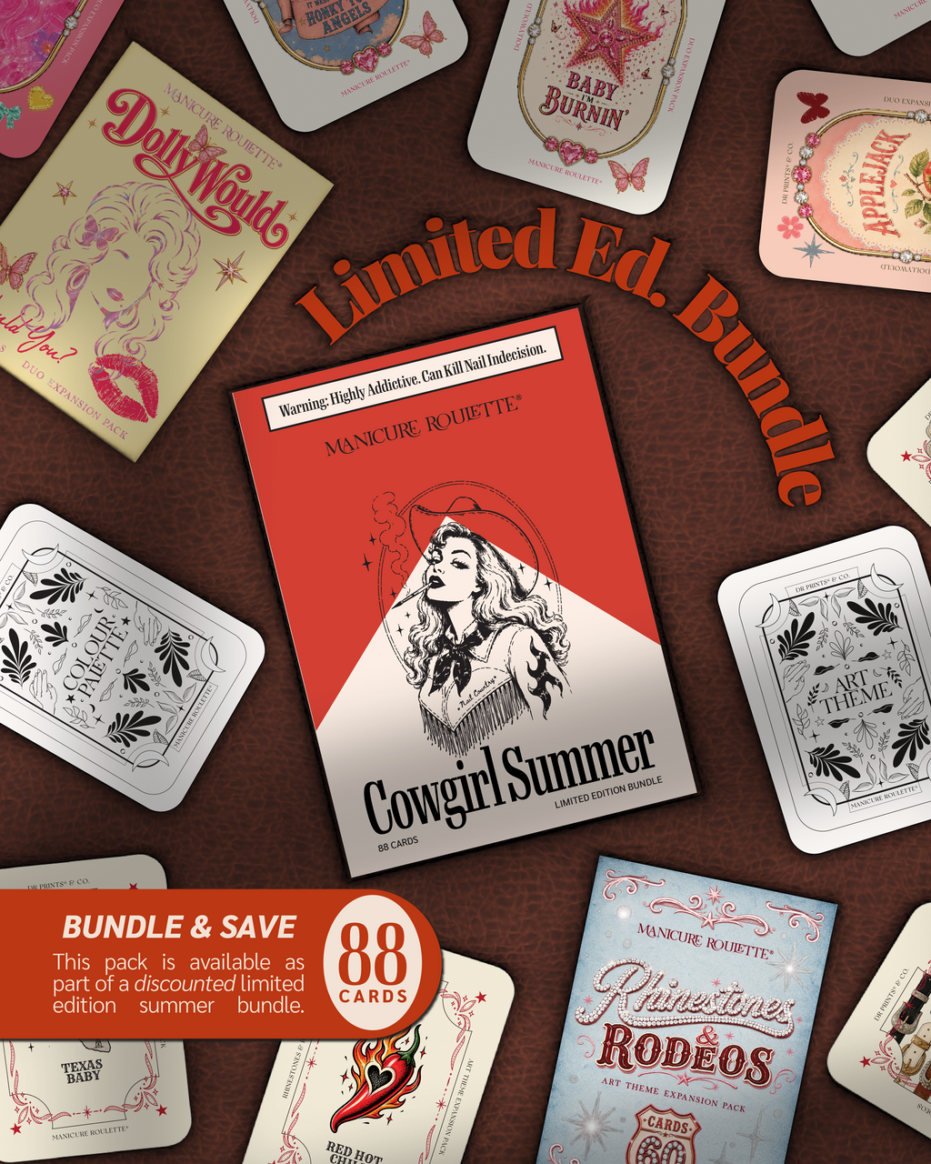 Manicure Roulette Rhinestones & Rodeos | Cowgirl Art Theme Expansion Pack