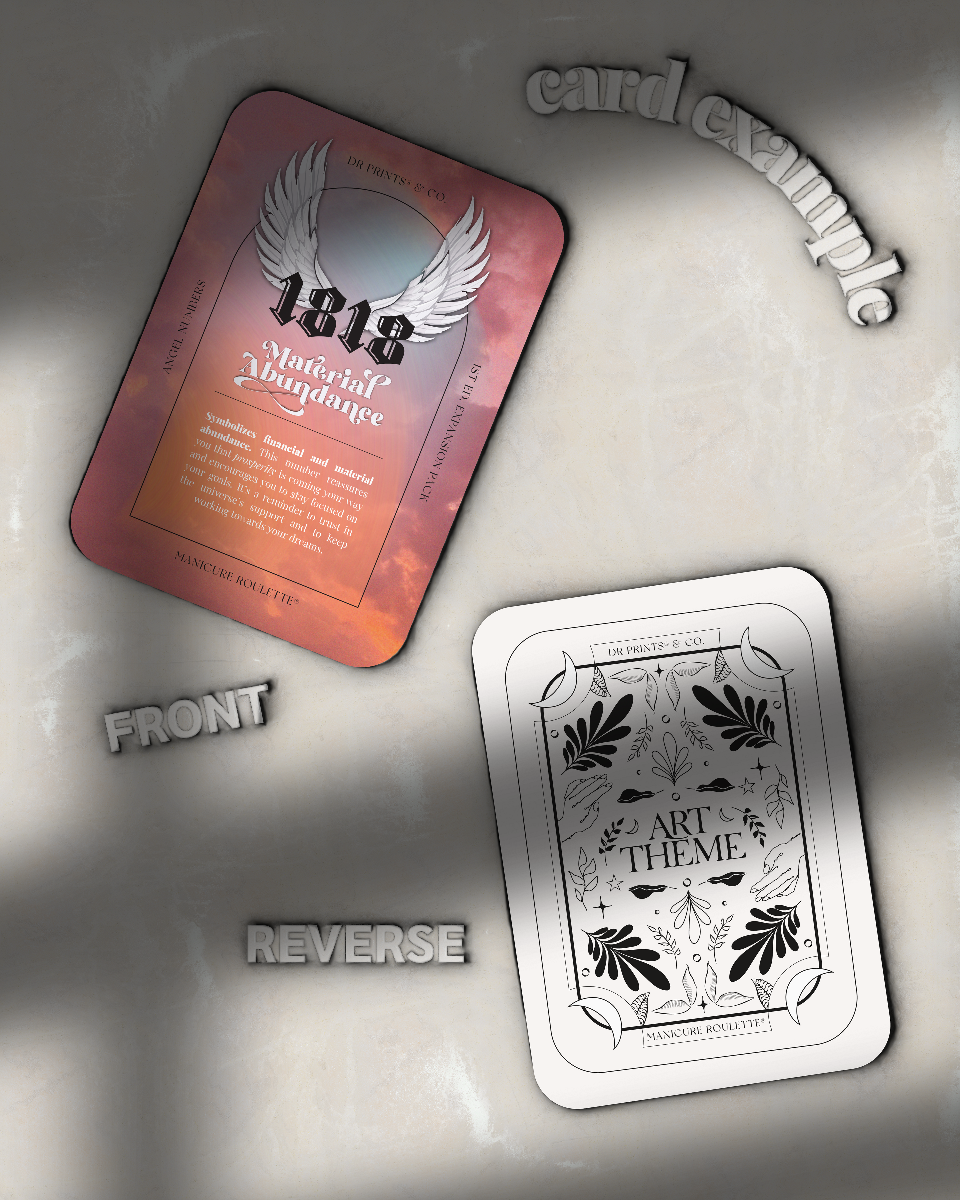 Manicure Roulette Angel Numbers | Art Theme Expansion Pack