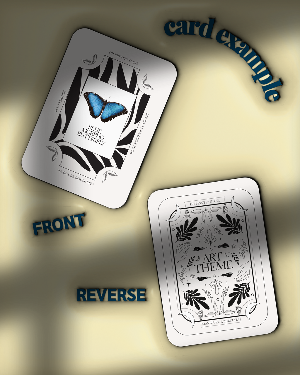 Manicure Roulette Flutterbies | Butterfly Art Theme Expansion Pack