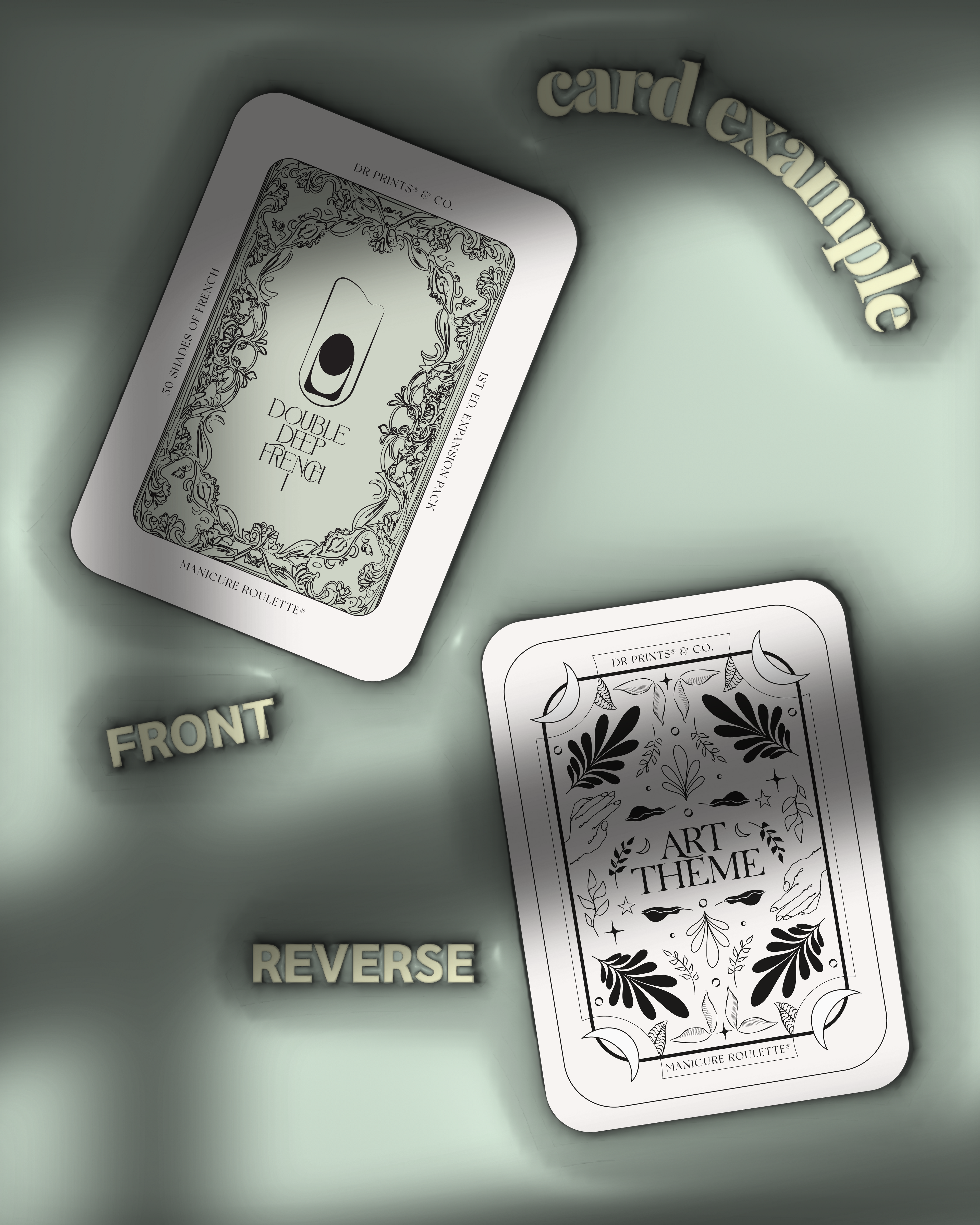 Manicure Roulette Fifty Shades of French | French Manicure Art Theme Expansion Pack