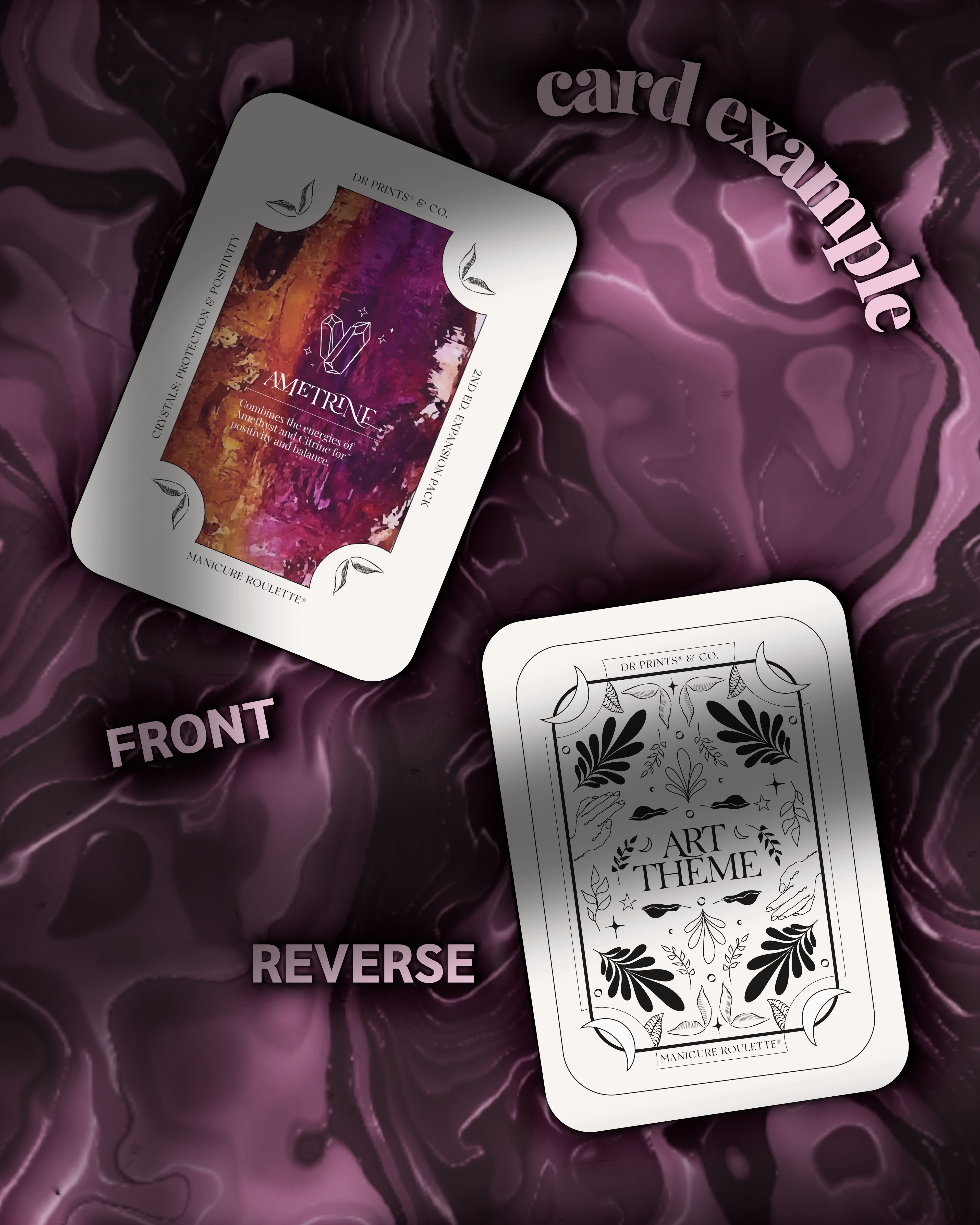 Manicure Roulette Crystals: Protection & Positivity | Art Theme Expansion Pack