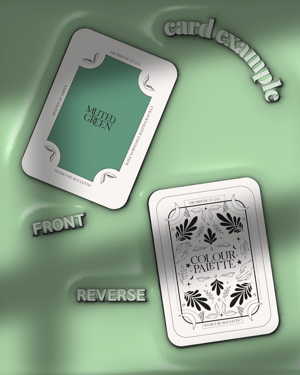 Manicure Roulette Shades of Green | Green Colours Colour Palette Expansion Pack