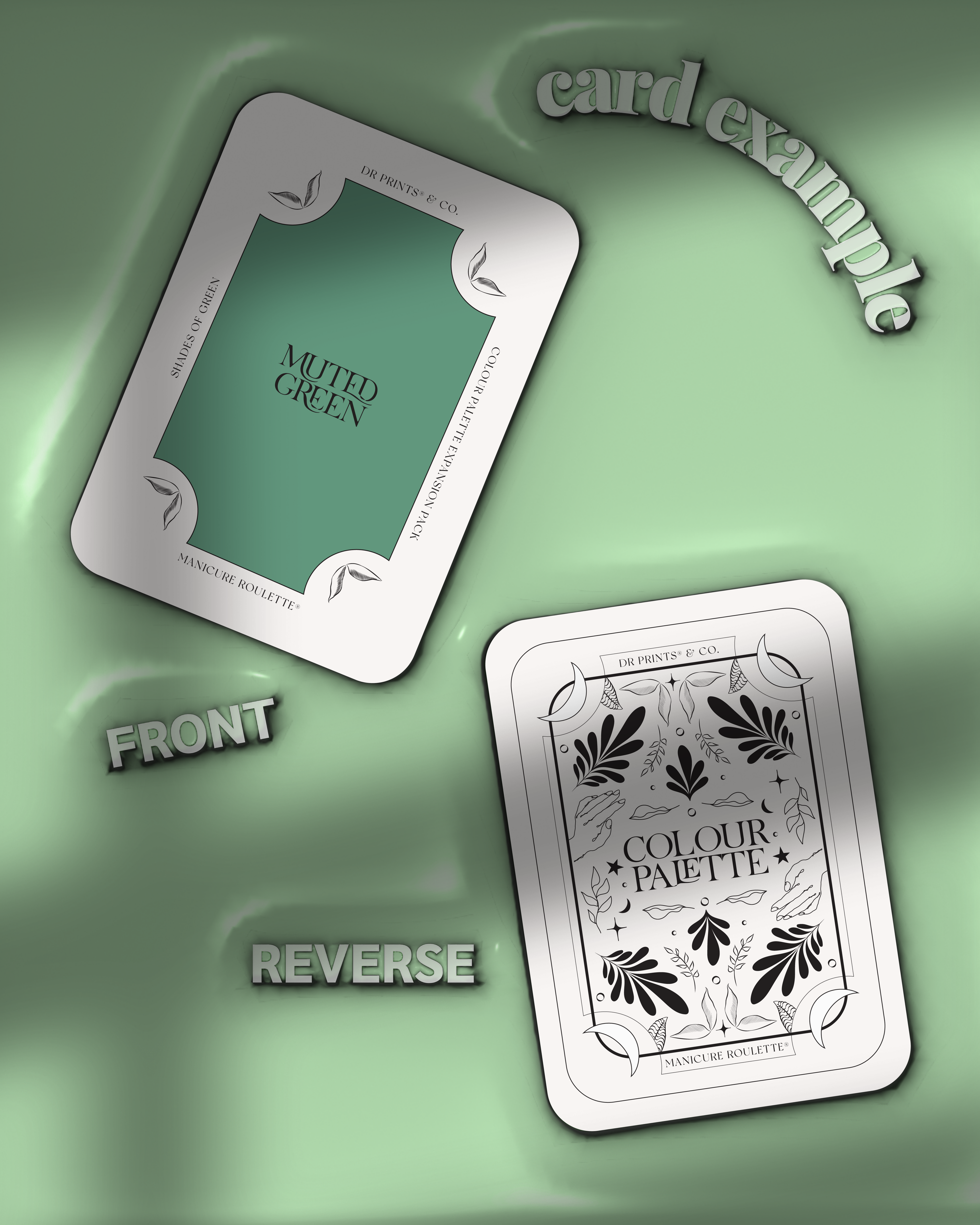 Manicure Roulette Shades of Green | Green Colours Colour Palette Expansion Pack