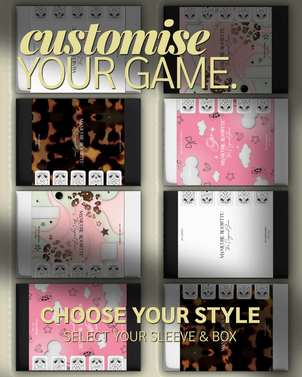 Manicure Roulette The Original Game Starter System