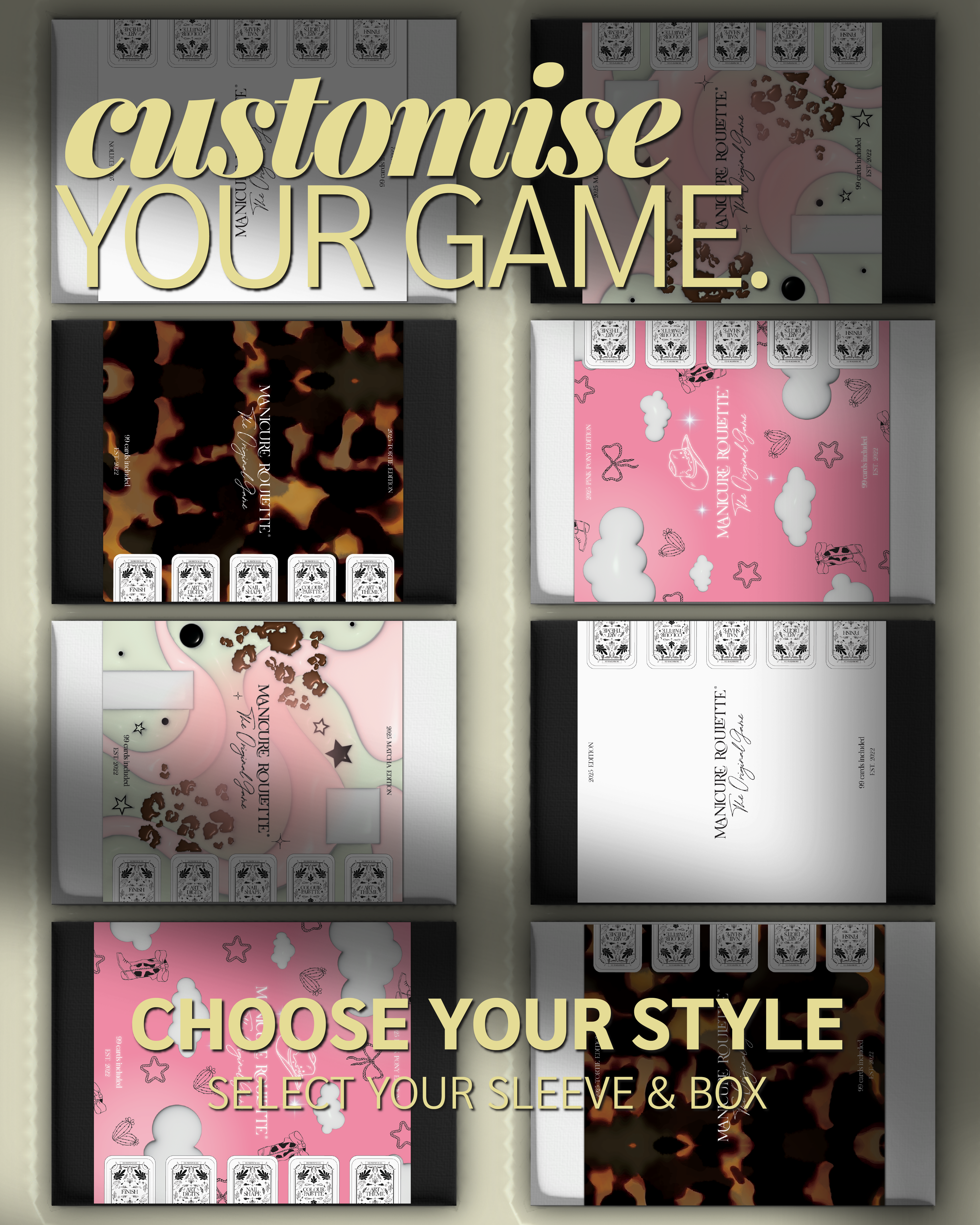 Manicure Roulette The Original Game Starter System