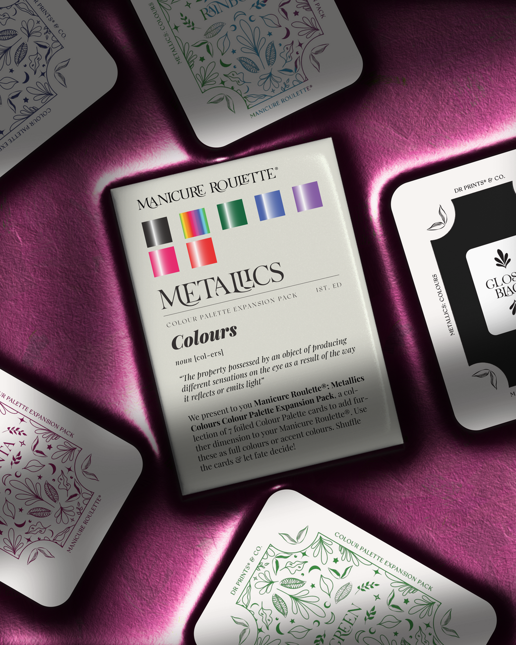 Manicure Roulette Metallics Colours | Chrome Metallic Colour Palette Expansion Pack