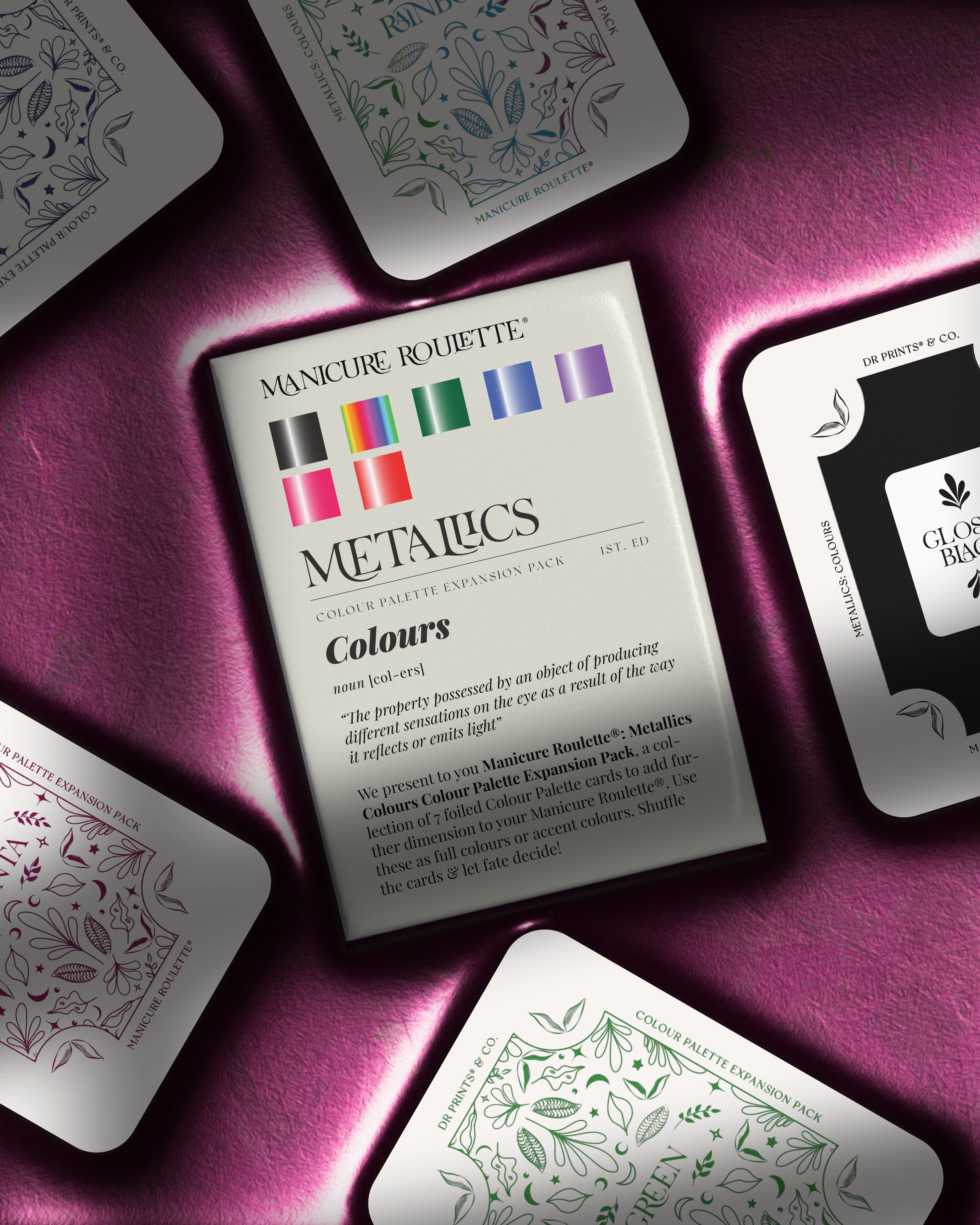 Manicure Roulette Metallics Colours | Chrome Metallic Colour Palette Expansion Pack