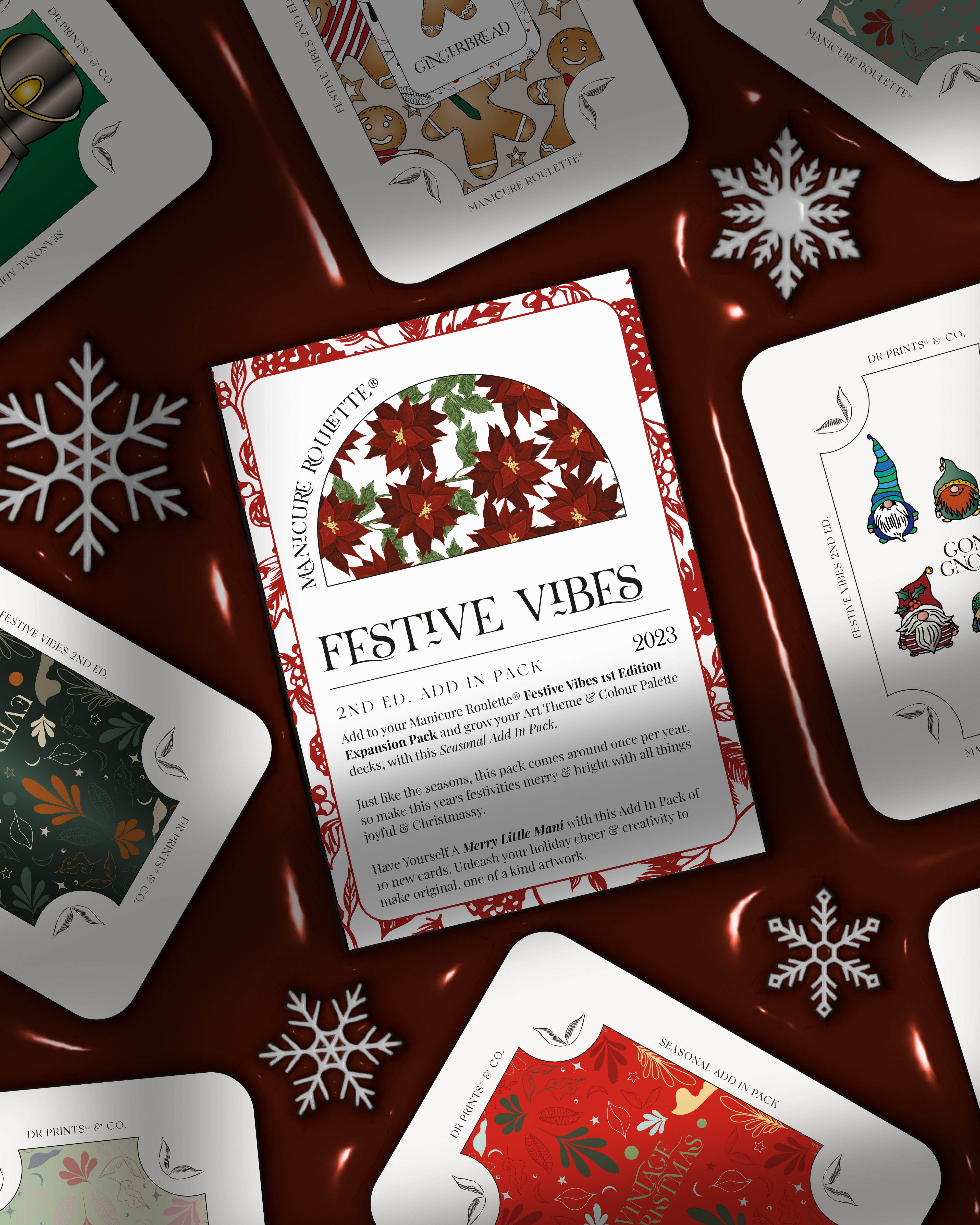 Manicure Roulette Festive Vibes | Christmas Holiday Seasonal Add-In Expansion Pack