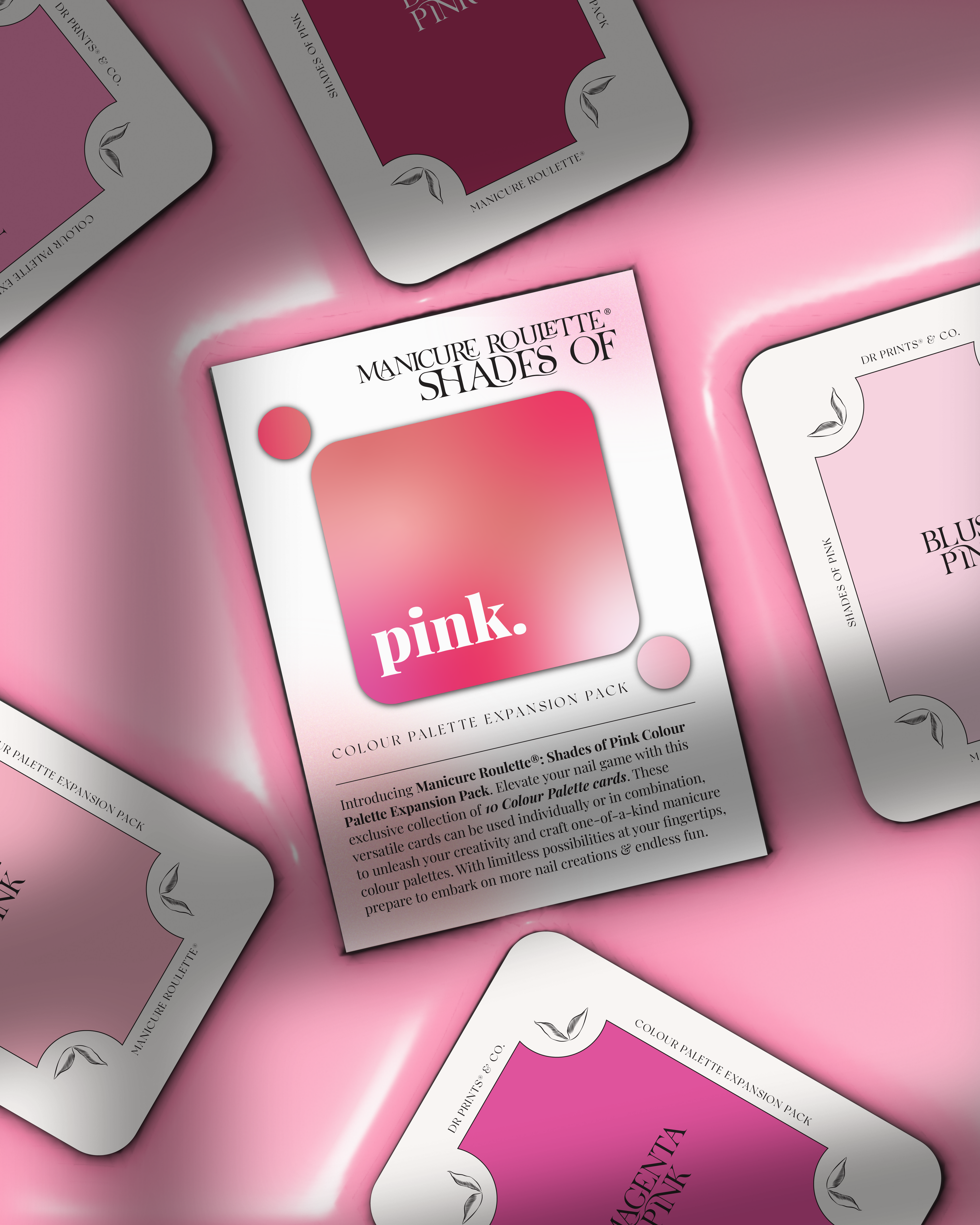 Manicure Roulette Shades of Pink | Pink Colours Colour Palette Expansion Pack