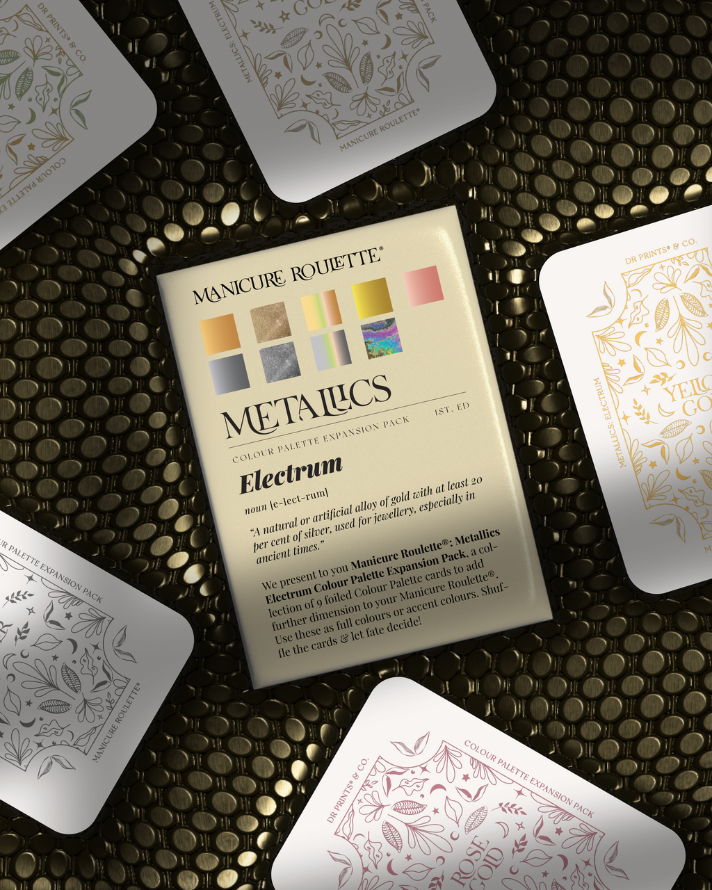 Manicure Roulette Metallics Electrum | Chrome Metallic Colour Palette Expansion Pack