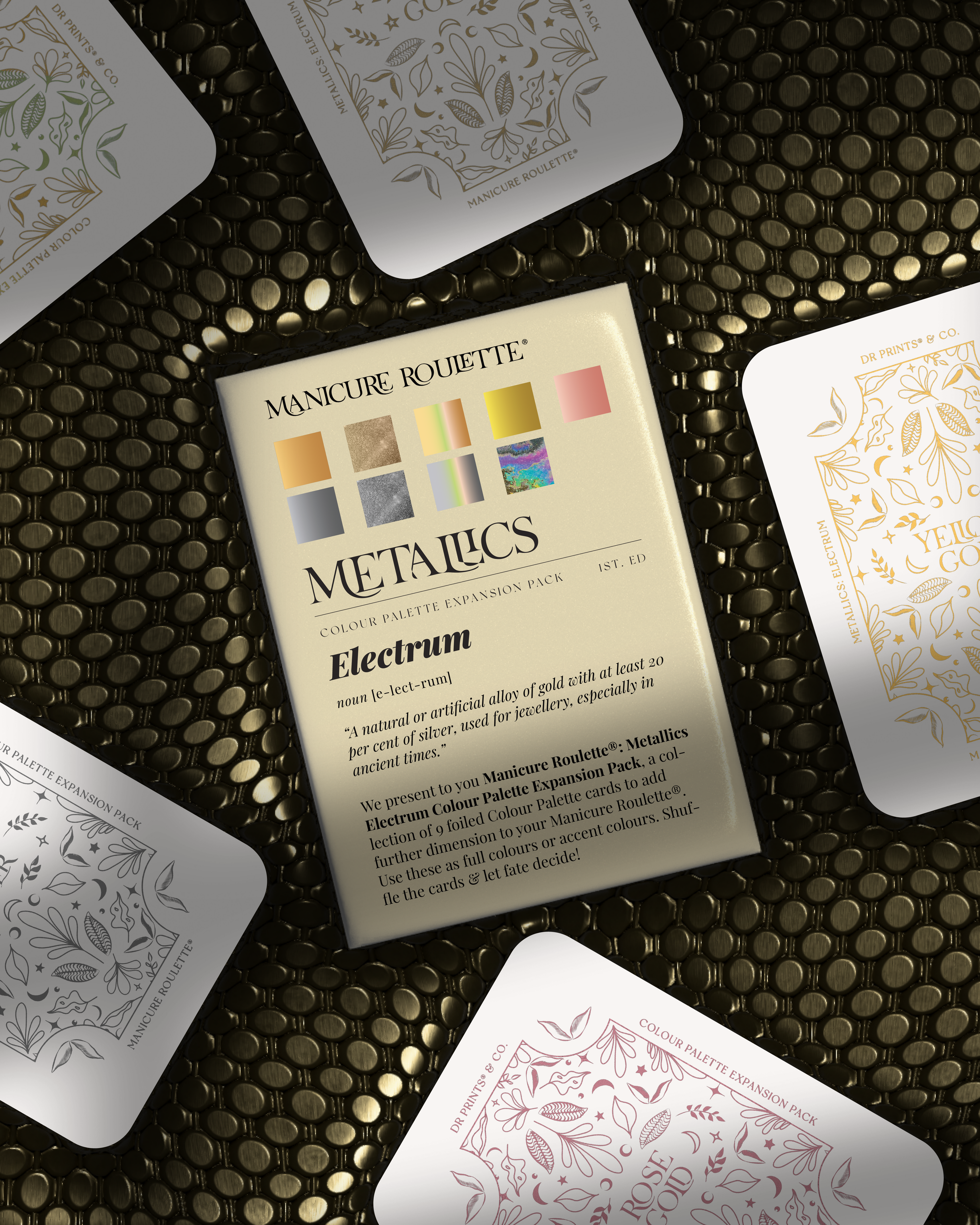 Manicure Roulette Metallics Electrum | Chrome Metallic Colour Palette Expansion Pack