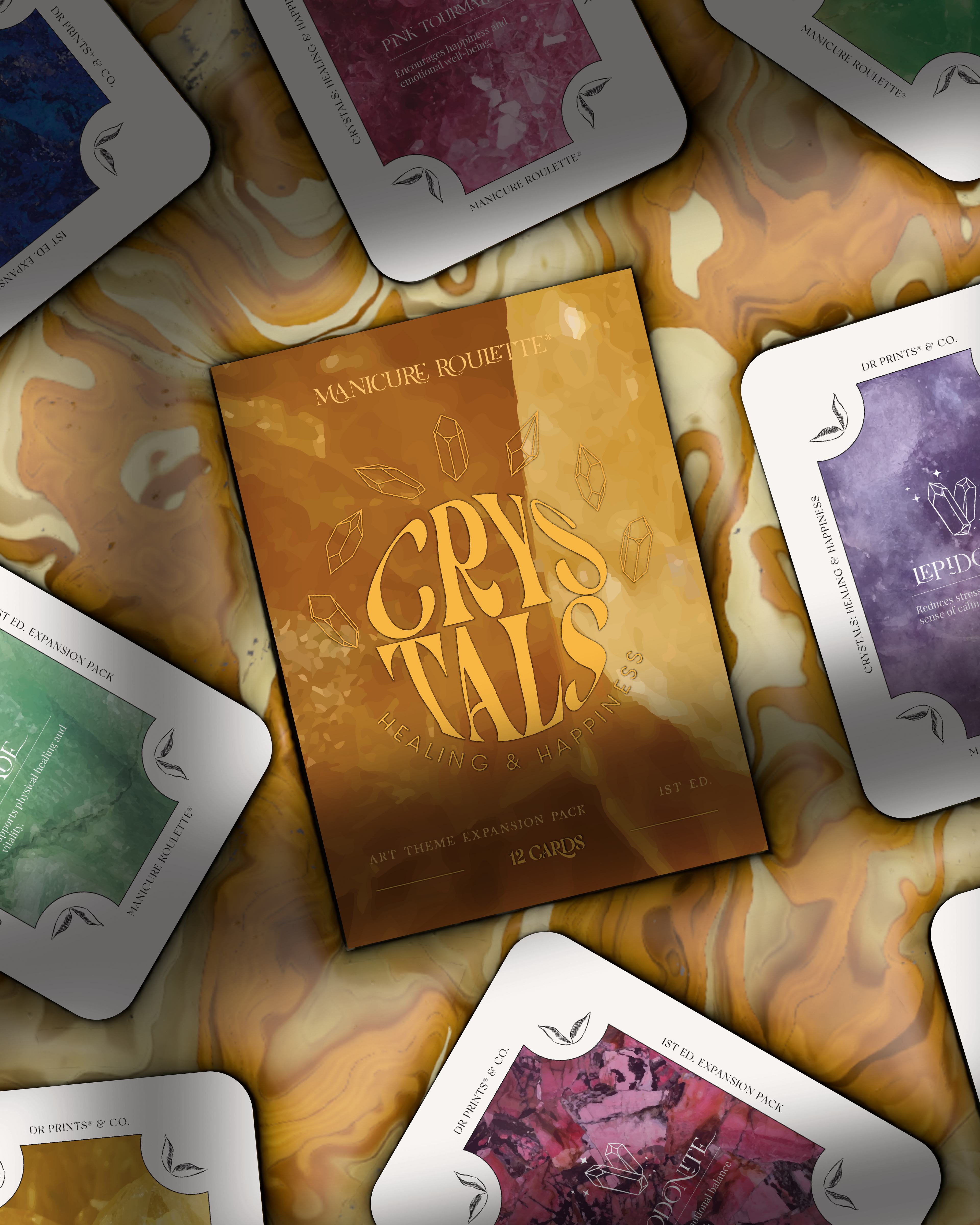 Manicure Roulette Crystals: Healing & Happiness | Art Theme Expansion Pack