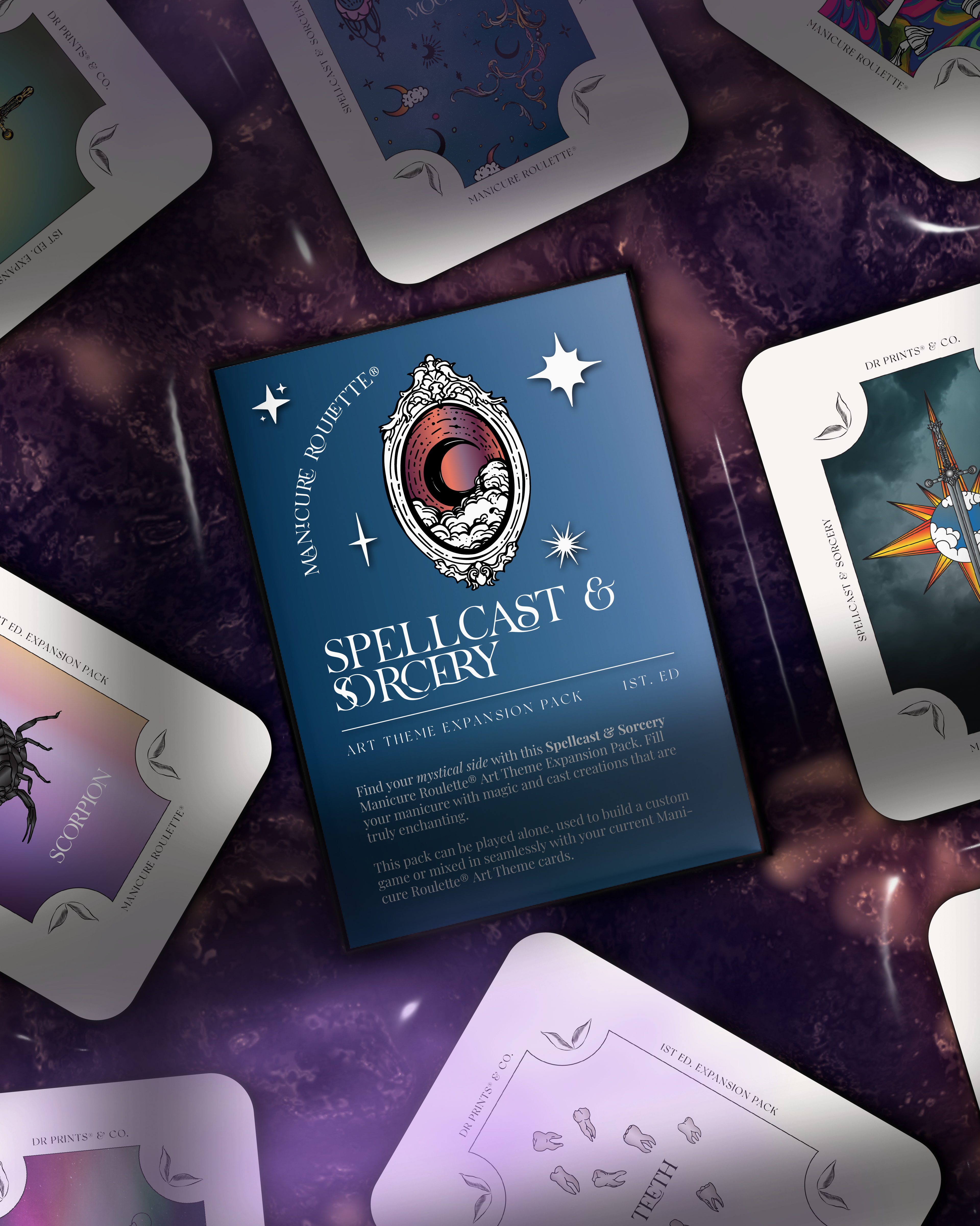 Manicure Roulette Spellcast & Sorcery | Mystical & Magic Art Theme Expansion Pack