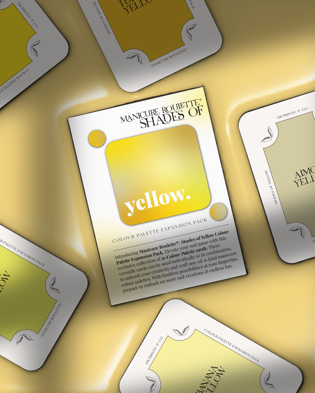 Manicure Roulette Shades of Yellow | Yellow Colours Colour Palette Expansion Pack