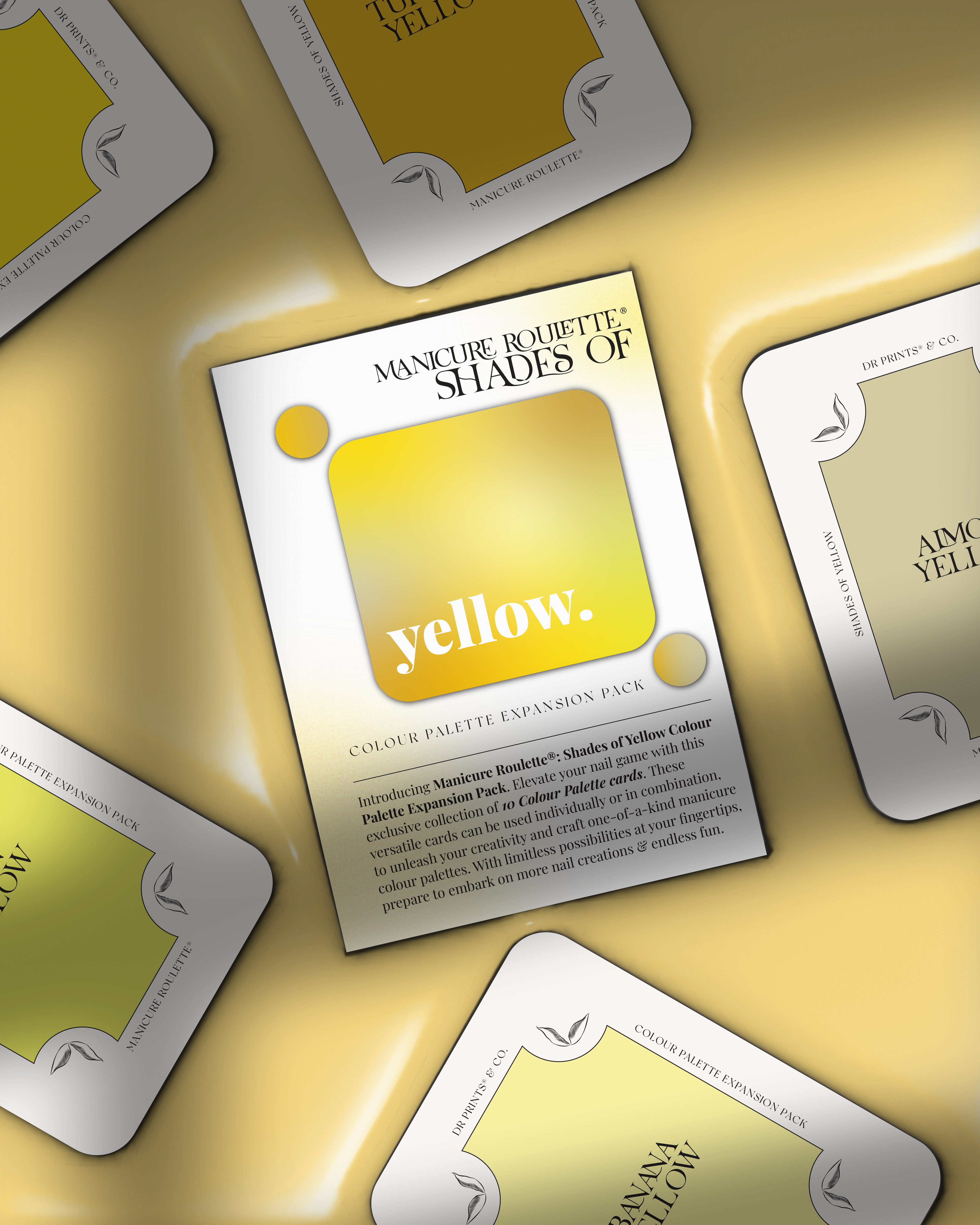 Manicure Roulette Shades of Yellow | Yellow Colours Colour Palette Expansion Pack