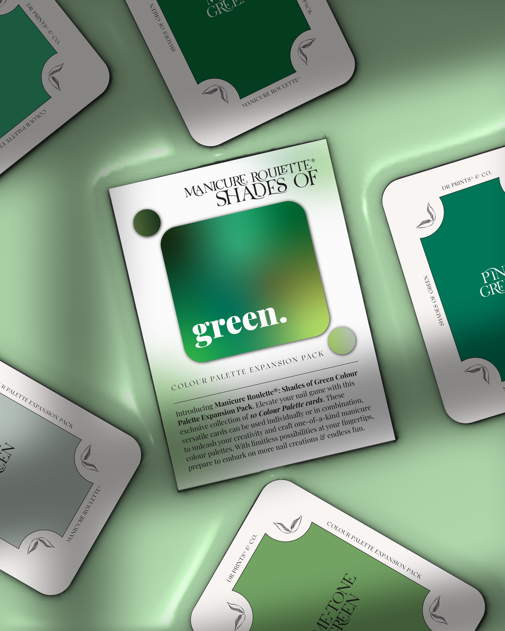 Manicure Roulette Shades of Green | Green Colours Colour Palette Expansion Pack