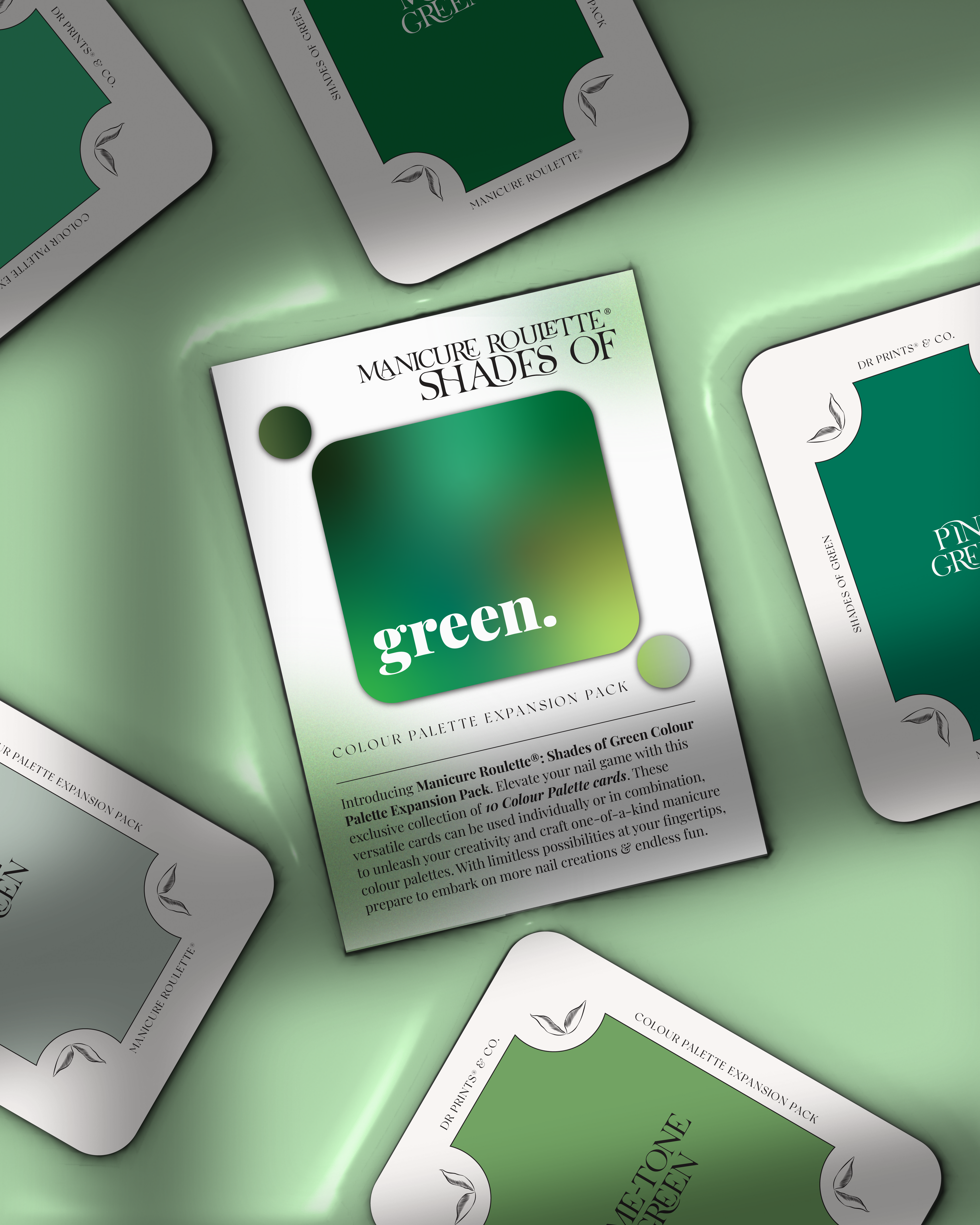 Manicure Roulette Shades of Green | Green Colours Colour Palette Expansion Pack