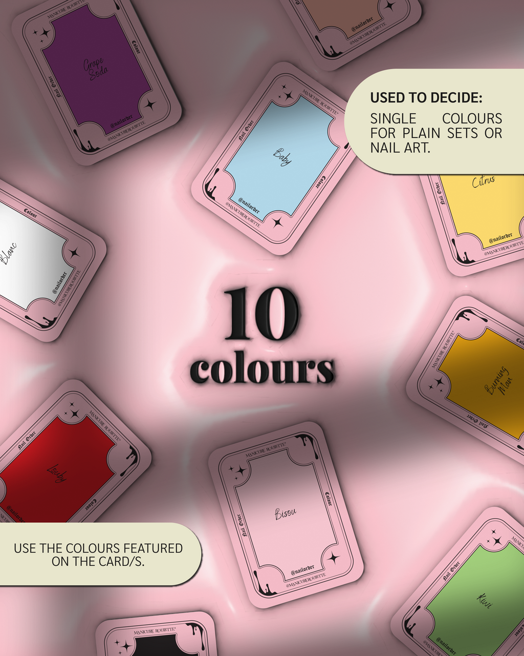Nail Order x Manicure Roulette | Special Edition Art Theme & Colour Palette Set