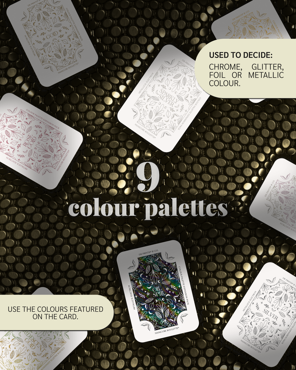 Manicure Roulette Metallics Electrum | Chrome Metallic Colour Palette Expansion Pack