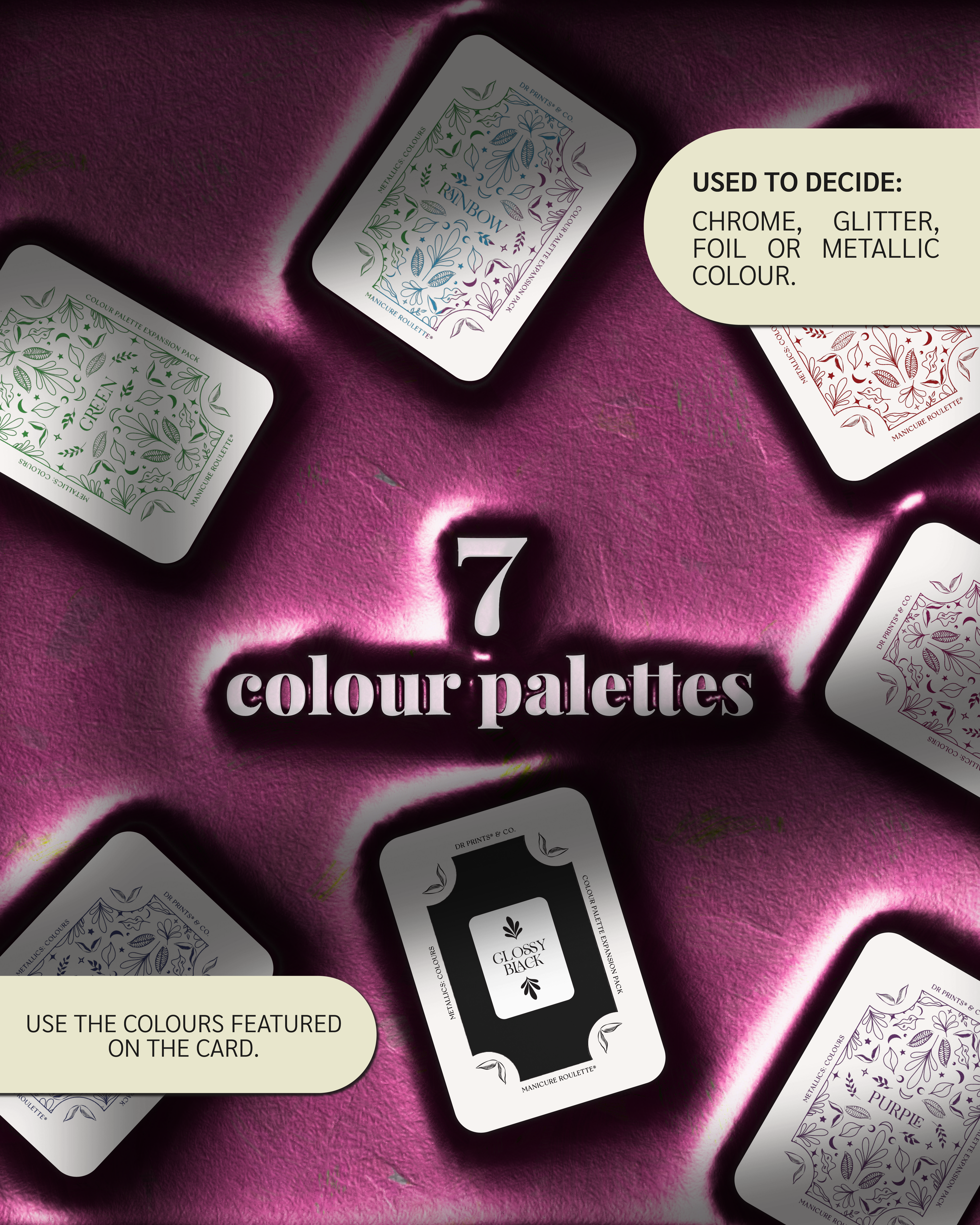 Manicure Roulette Metallics Colours | Chrome Metallic Colour Palette Expansion Pack