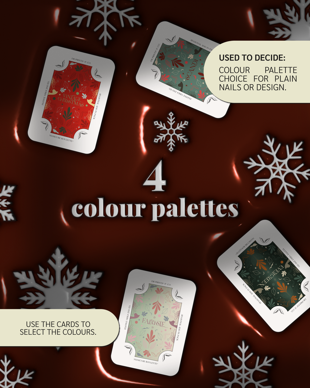 Manicure Roulette Festive Vibes | Christmas Holiday Seasonal Add-In Expansion Pack