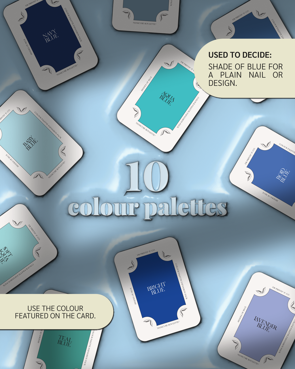 Manicure Roulette Shades of Blue | Blue Colours Colour Palette Expansion Pack