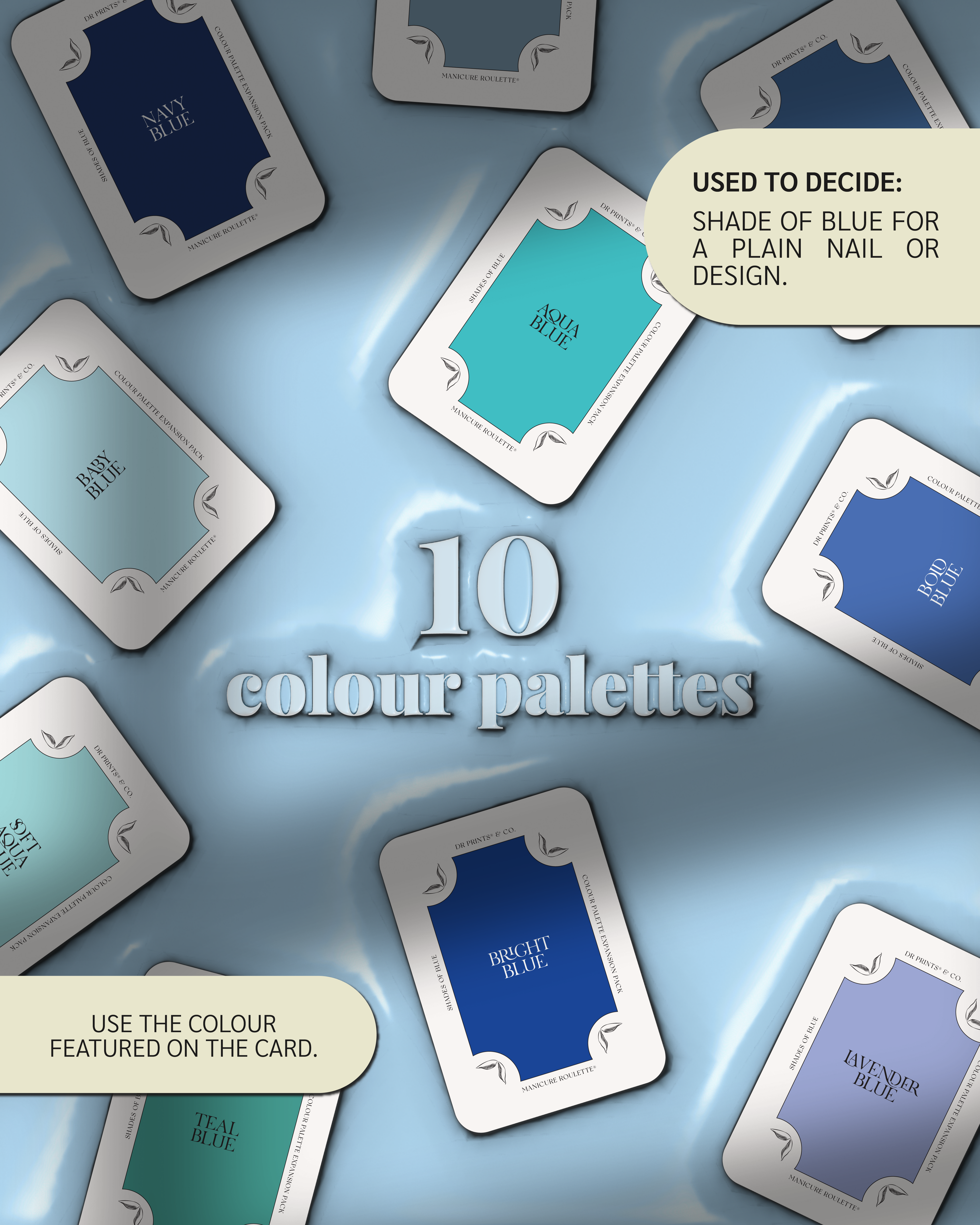 Manicure Roulette Shades of Blue | Blue Colours Colour Palette Expansion Pack