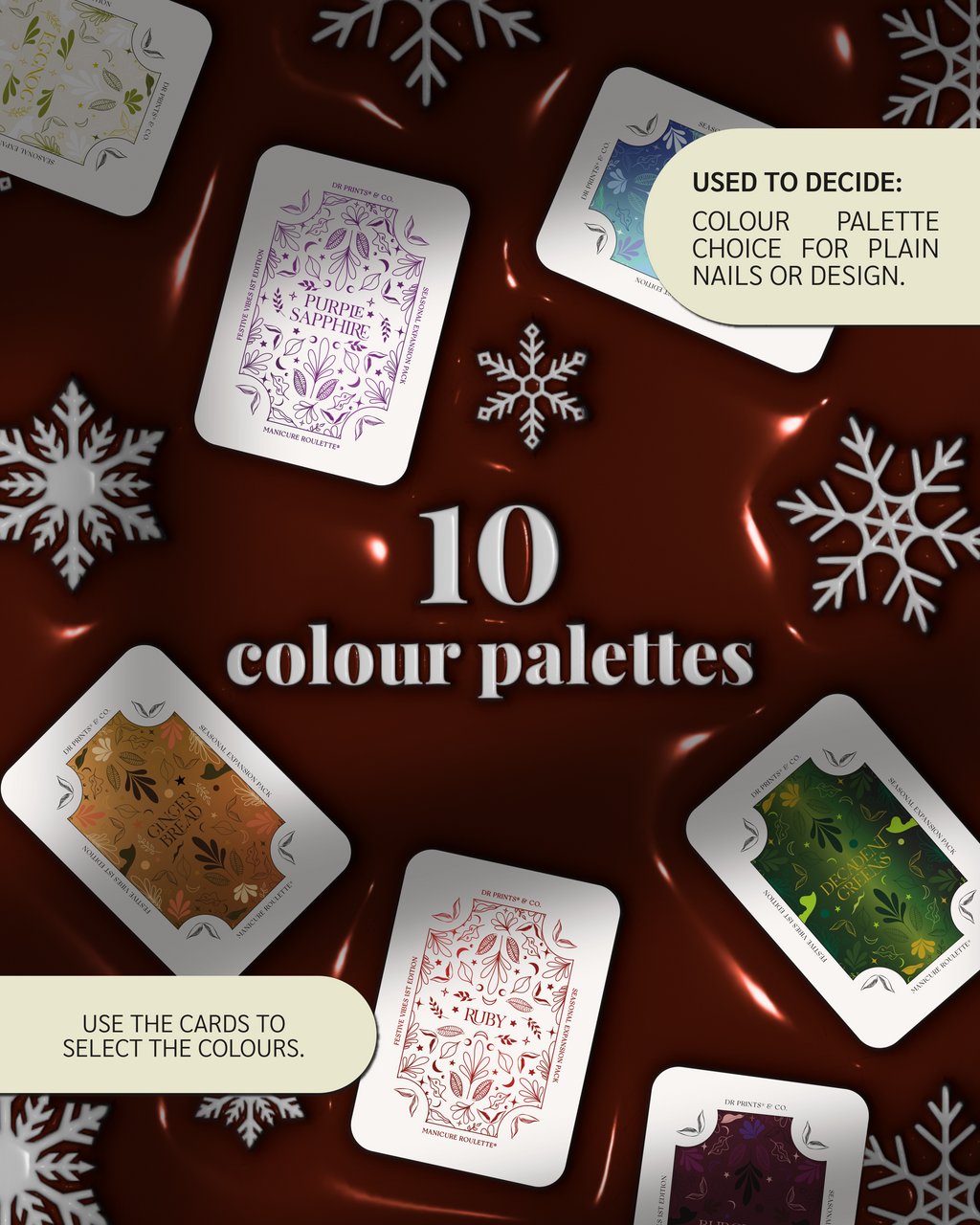 Manicure Roulette Festive Vibes | Christmas Holiday Seasonal Expansion Pack