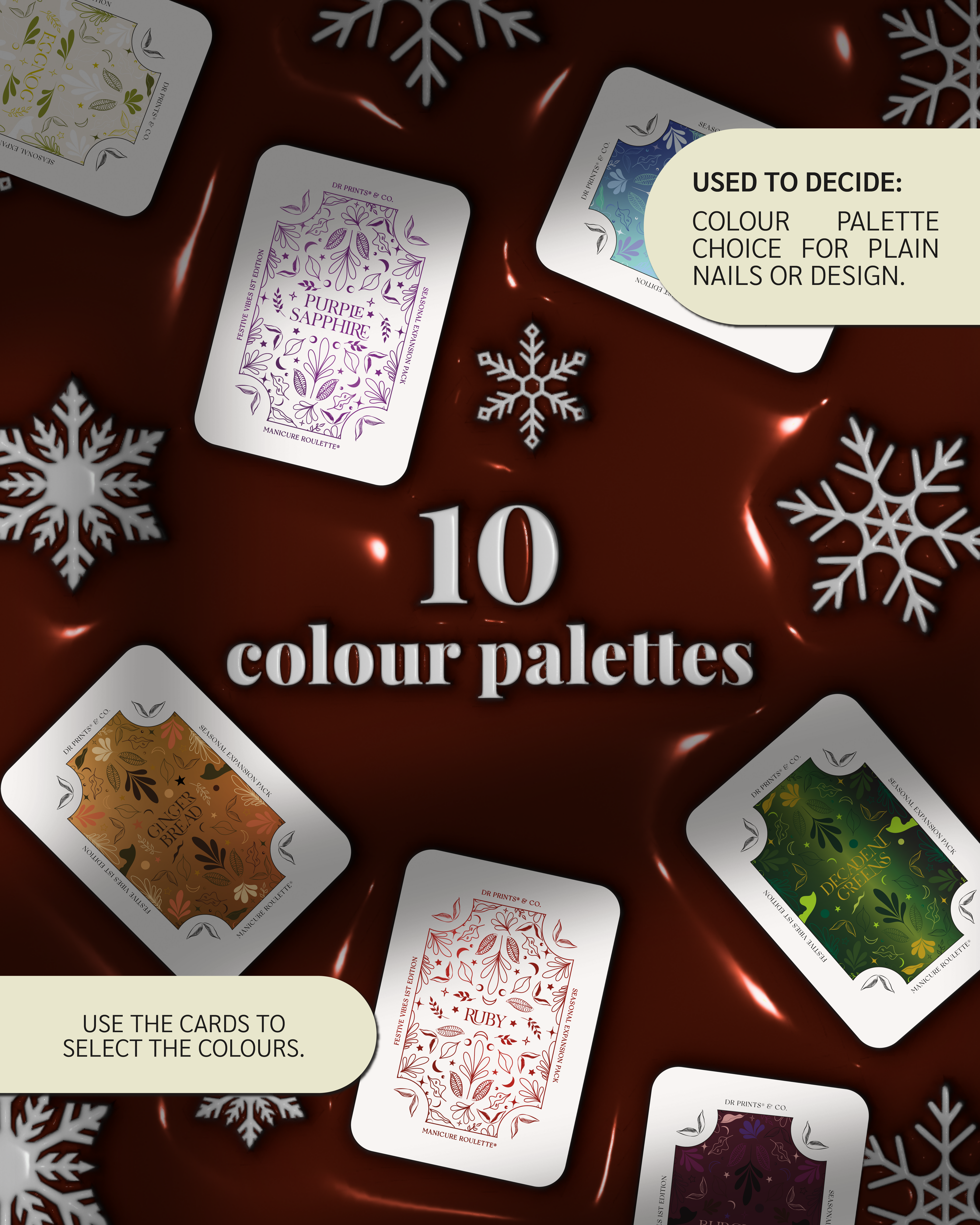Manicure Roulette Festive Vibes | Christmas Holiday Seasonal Expansion Pack
