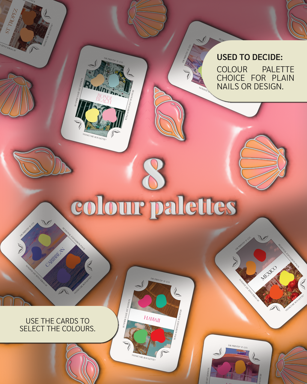 Manicure Roulette Summer Daze | Summer Holiday Seasonal Expansion Pack