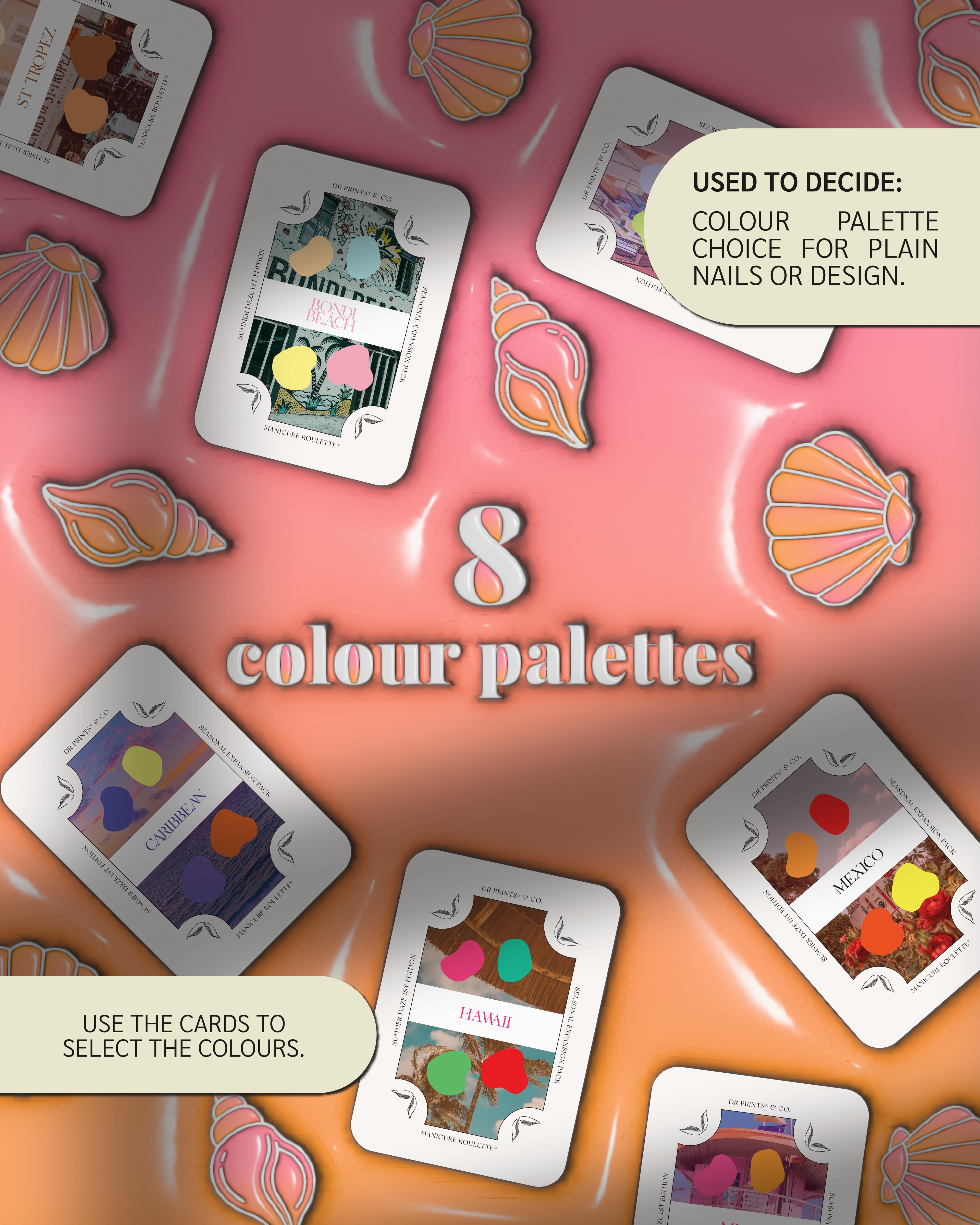 Manicure Roulette Summer Daze | Summer Holiday Seasonal Expansion Pack