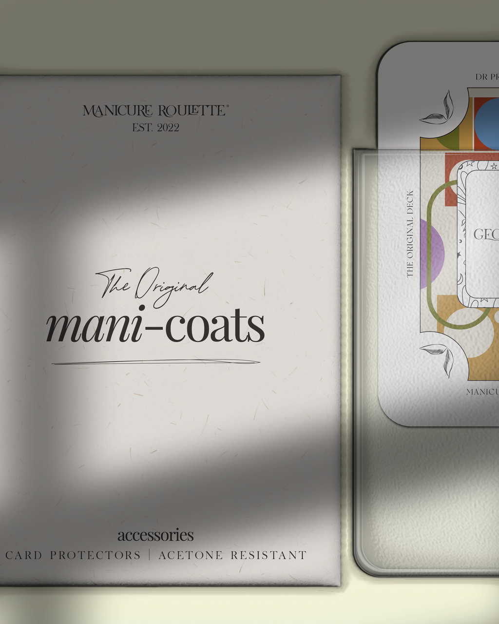 Manicure Roulette Mani-Coats | 10 Pack Card Protector Wallets - Acetone Resistant, Waterproof + More