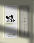 Paint Cure Peel Nail Guides System NailSizer | Flexible Transparent Nail Measuring Tool