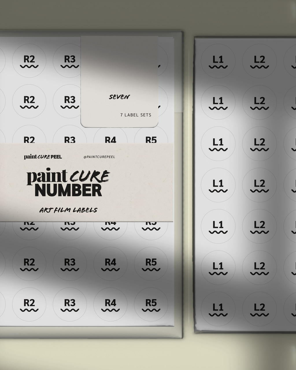 Paint Cure Peel Paint Cure Number | Art Film Labels