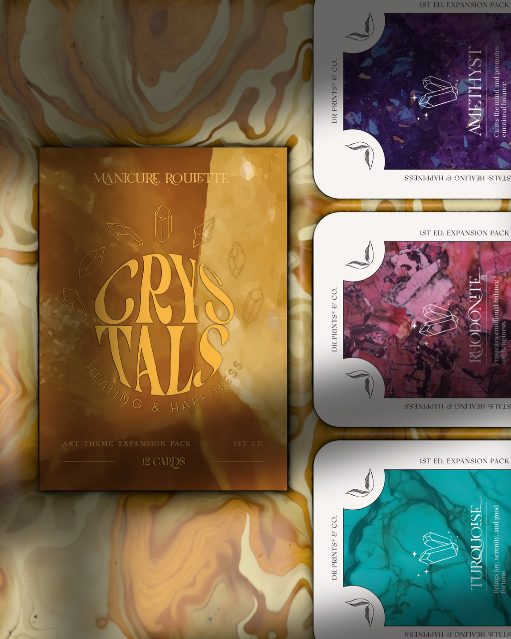 Manicure Roulette Crystals: Healing & Happiness | Art Theme Expansion Pack