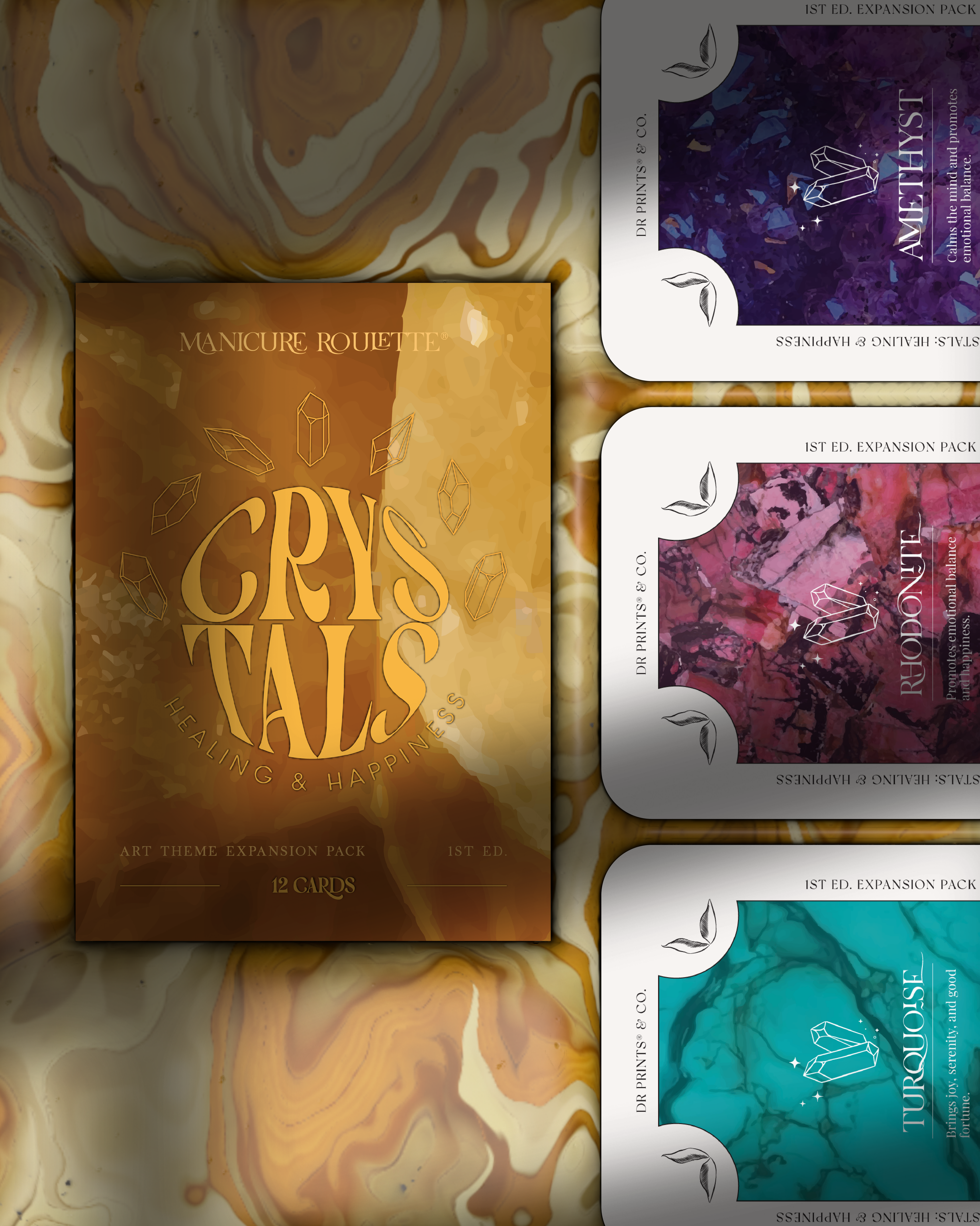 Manicure Roulette Crystals: Healing & Happiness | Art Theme Expansion Pack
