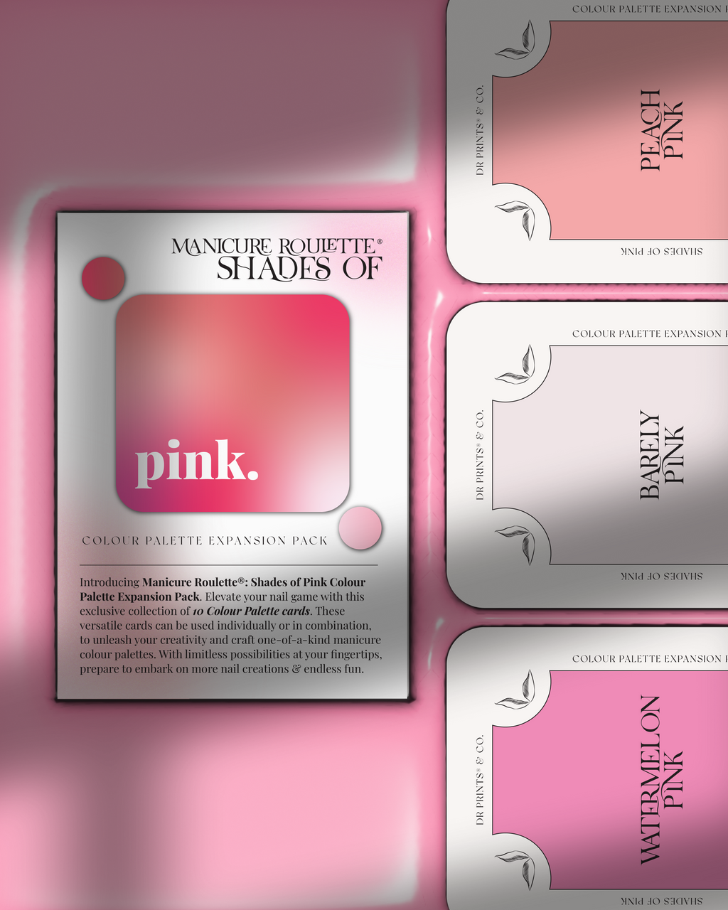 Manicure Roulette Shades of Pink | Pink Colours Colour Palette Expansion Pack