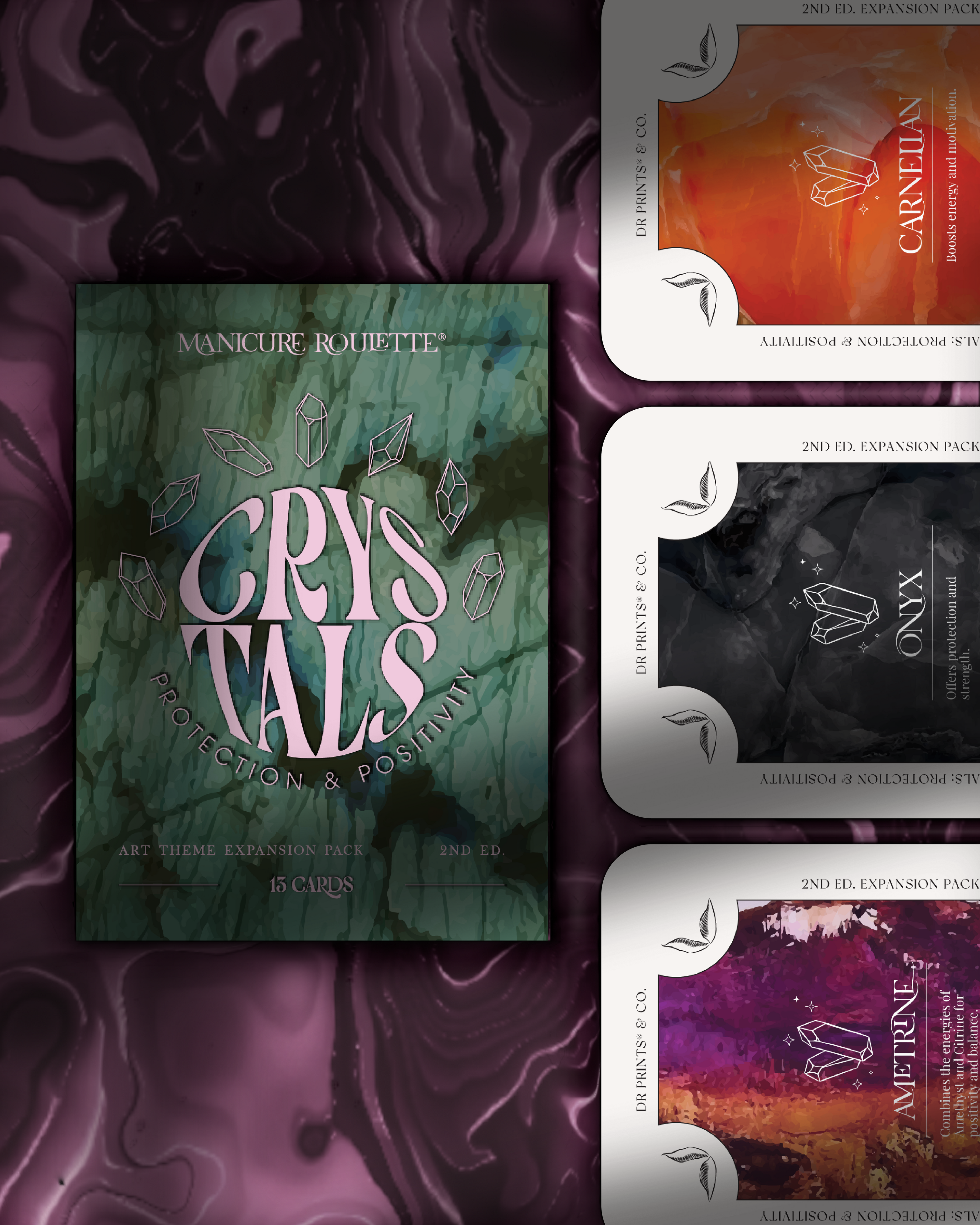 Manicure Roulette Crystals: Protection & Positivity | Art Theme Expansion Pack