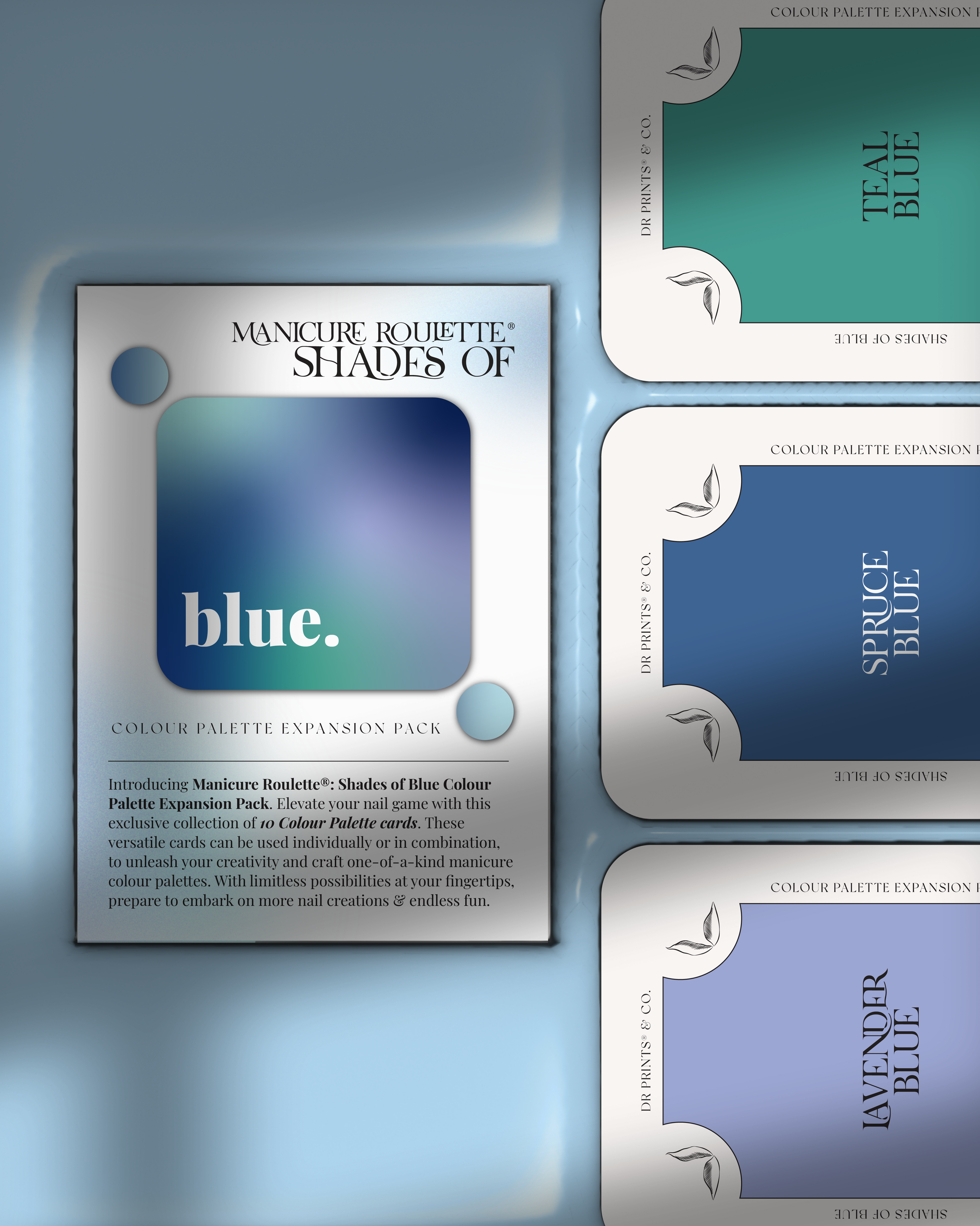 Manicure Roulette Shades of Blue | Blue Colours Colour Palette Expansion Pack