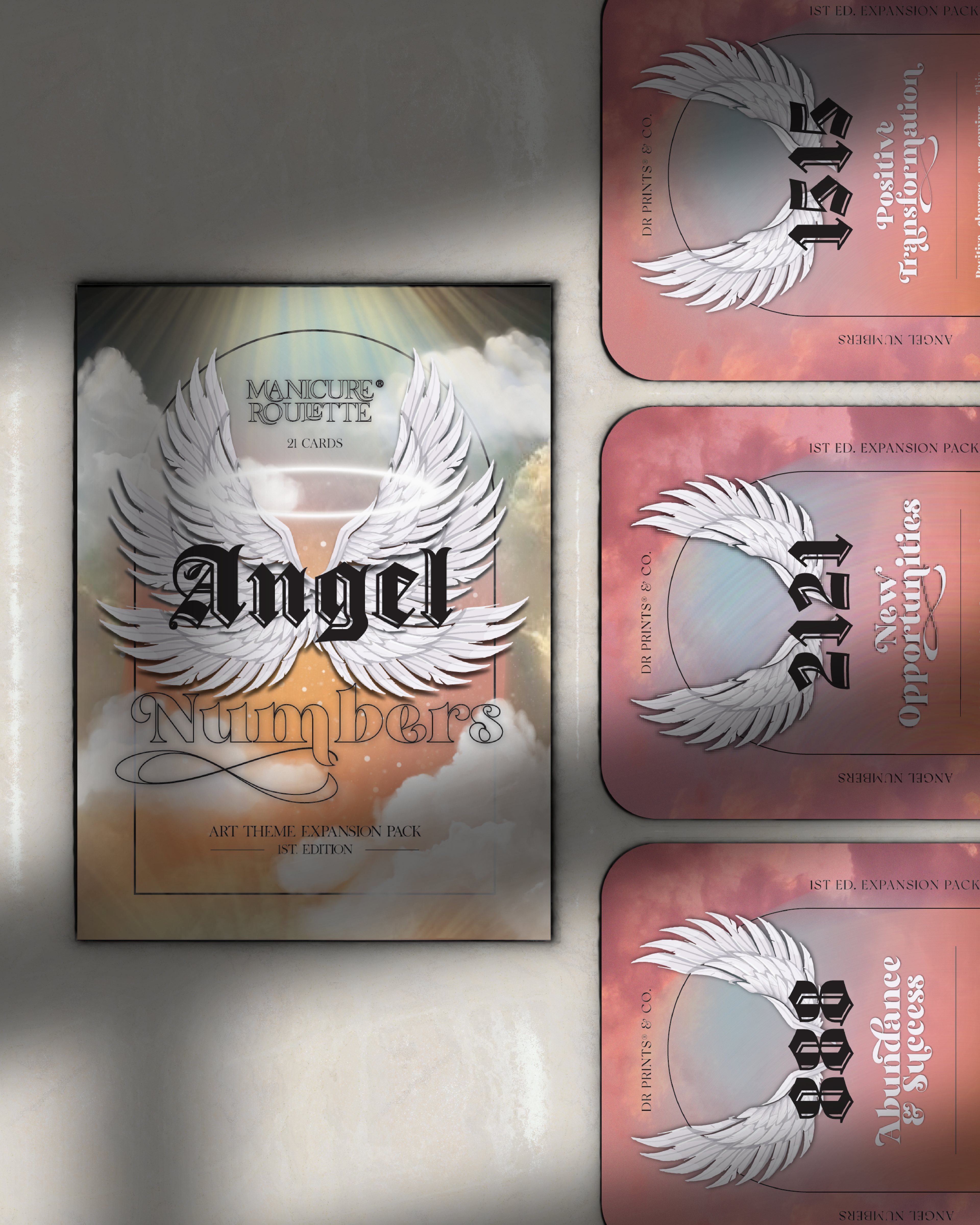 Manicure Roulette Angel Numbers | Art Theme Expansion Pack